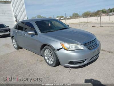 2014 Chrysler 200 Touring, silver — VIN 1C3CCBBG6EN105490, IAAI