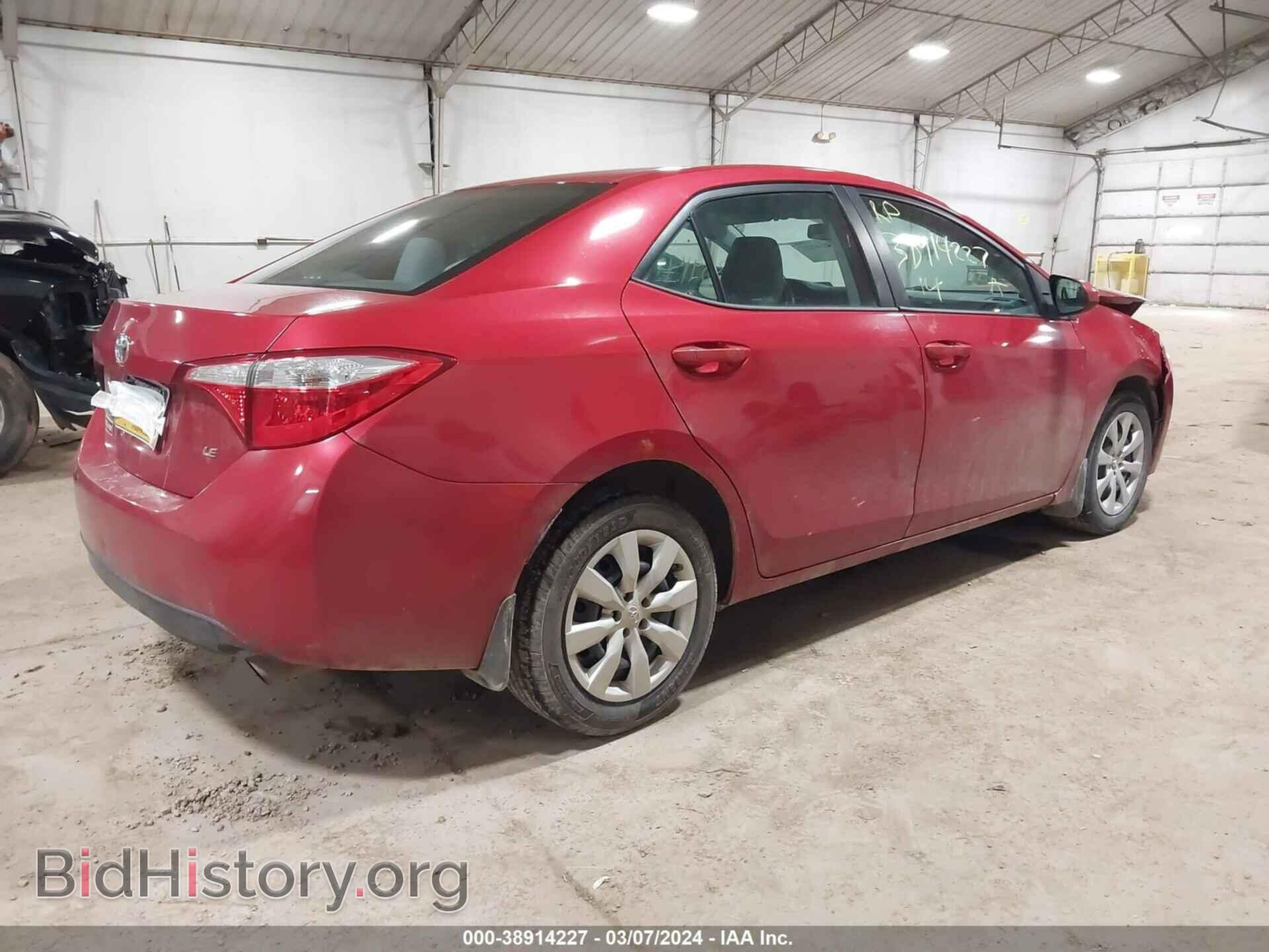 2014 TOYOTA COROLLA - VIN: 2T1BURHE3EC001237 - Photo 4