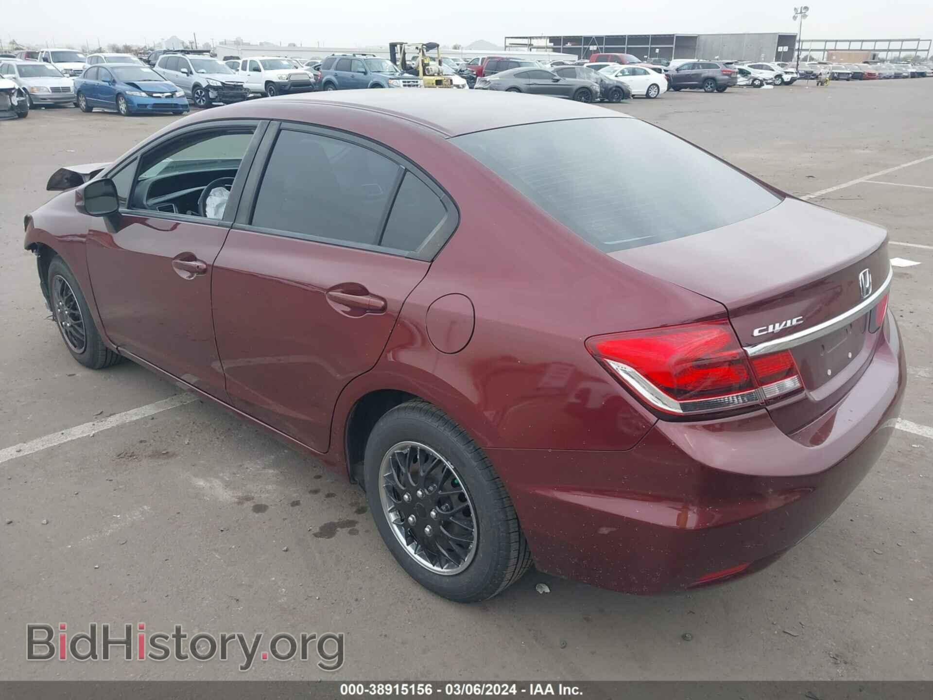 2013 HONDA CIVIC - VIN: 2HGFB2F52DH564691 - Фото 3