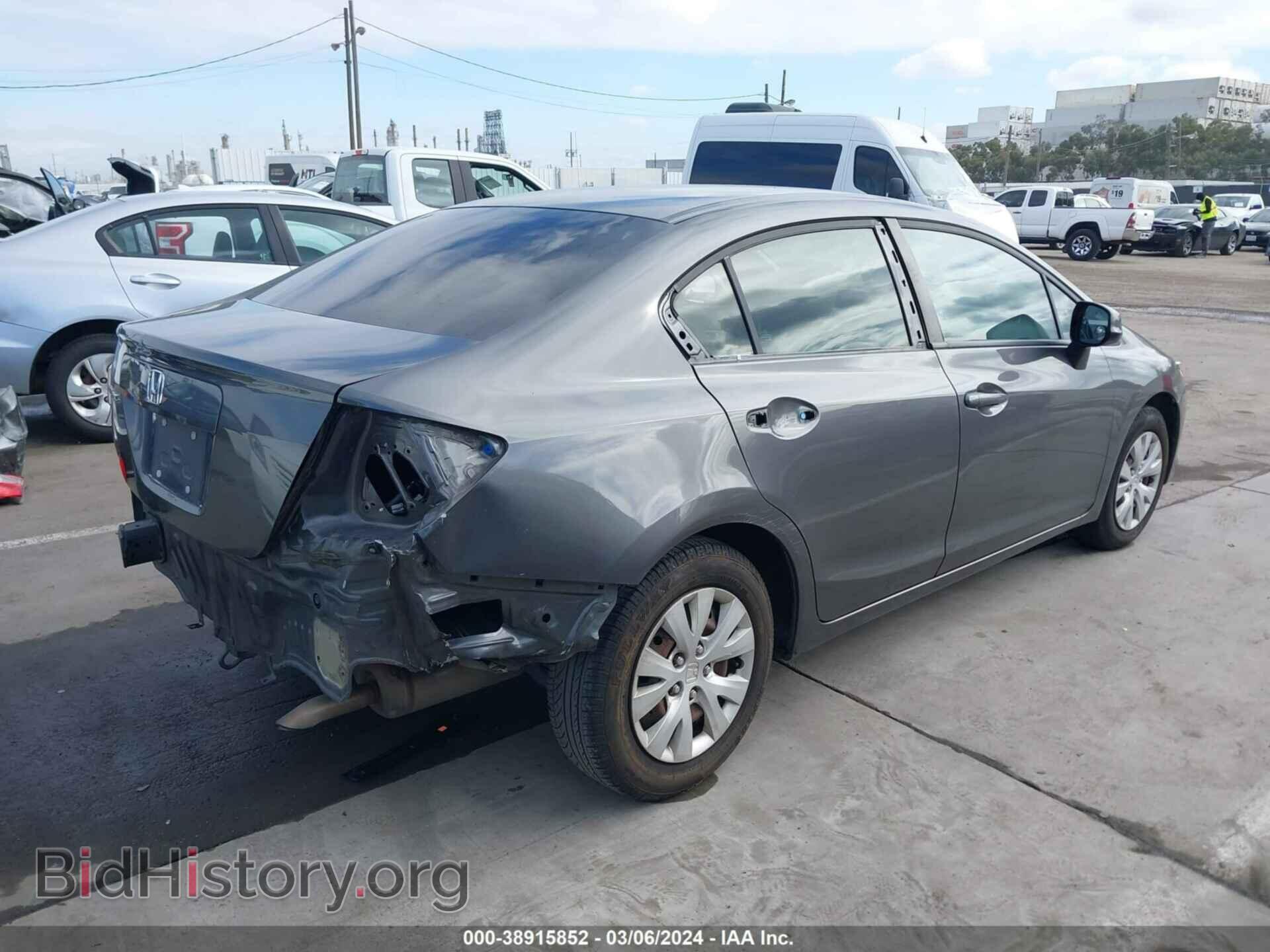 2012 HONDA CIVIC - VIN: 2HGFB2F56CH573800 - Фото 4