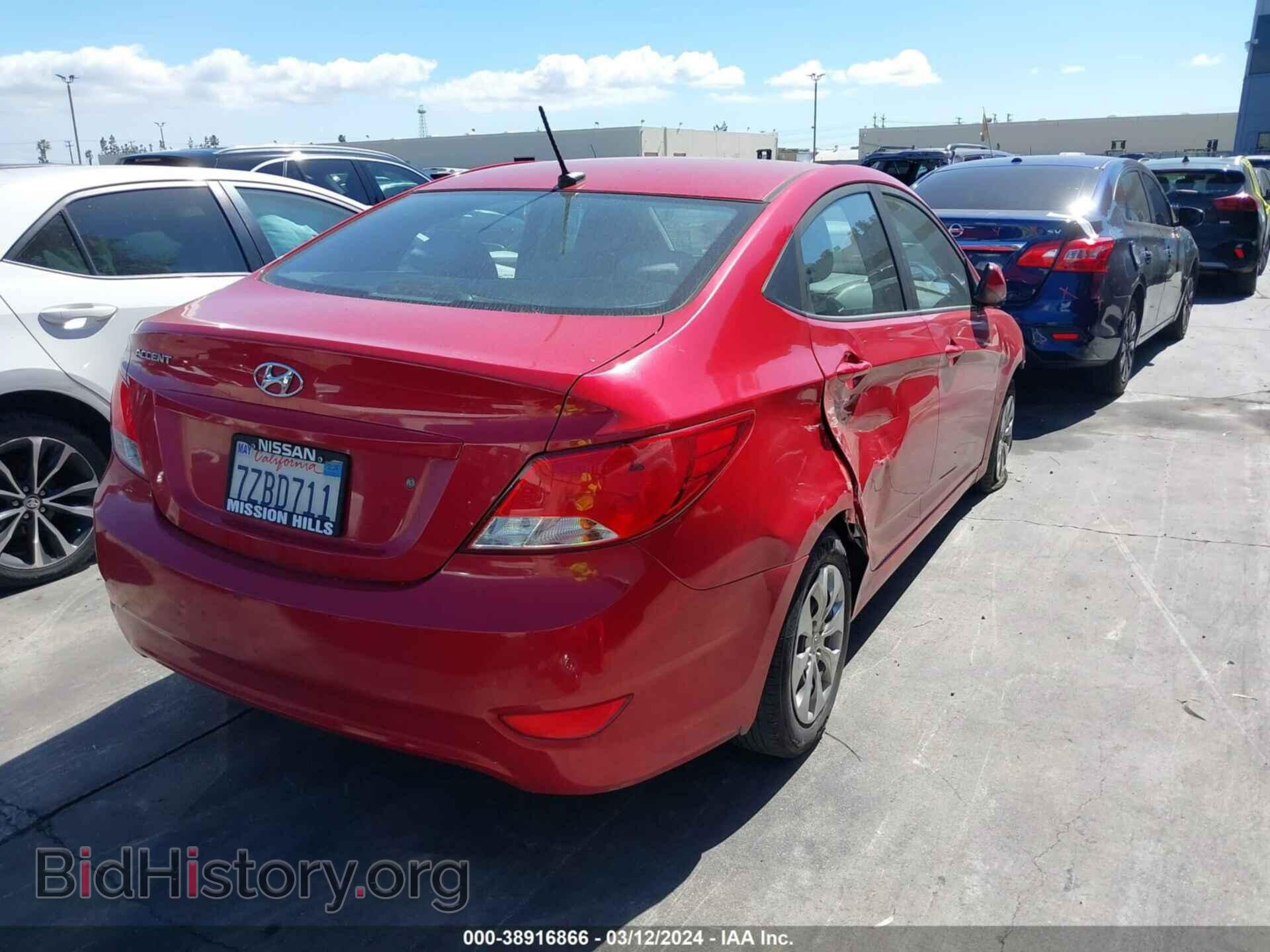2017 HYUNDAI ACCENT - VIN: KMHCT4AE1HU312320 - Фото 4