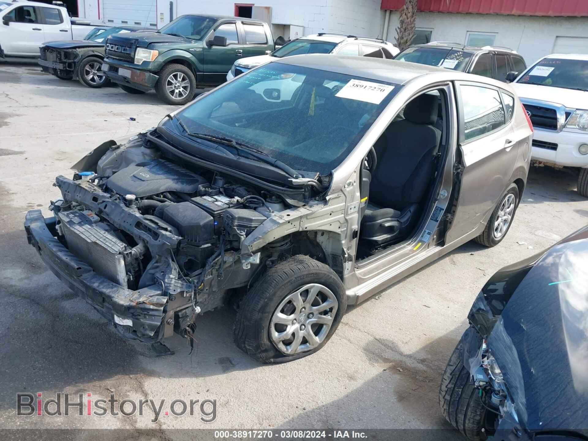 2013 HYUNDAI ACCENT - VIN: KMHCT5AE2DU128665 - Фото 2