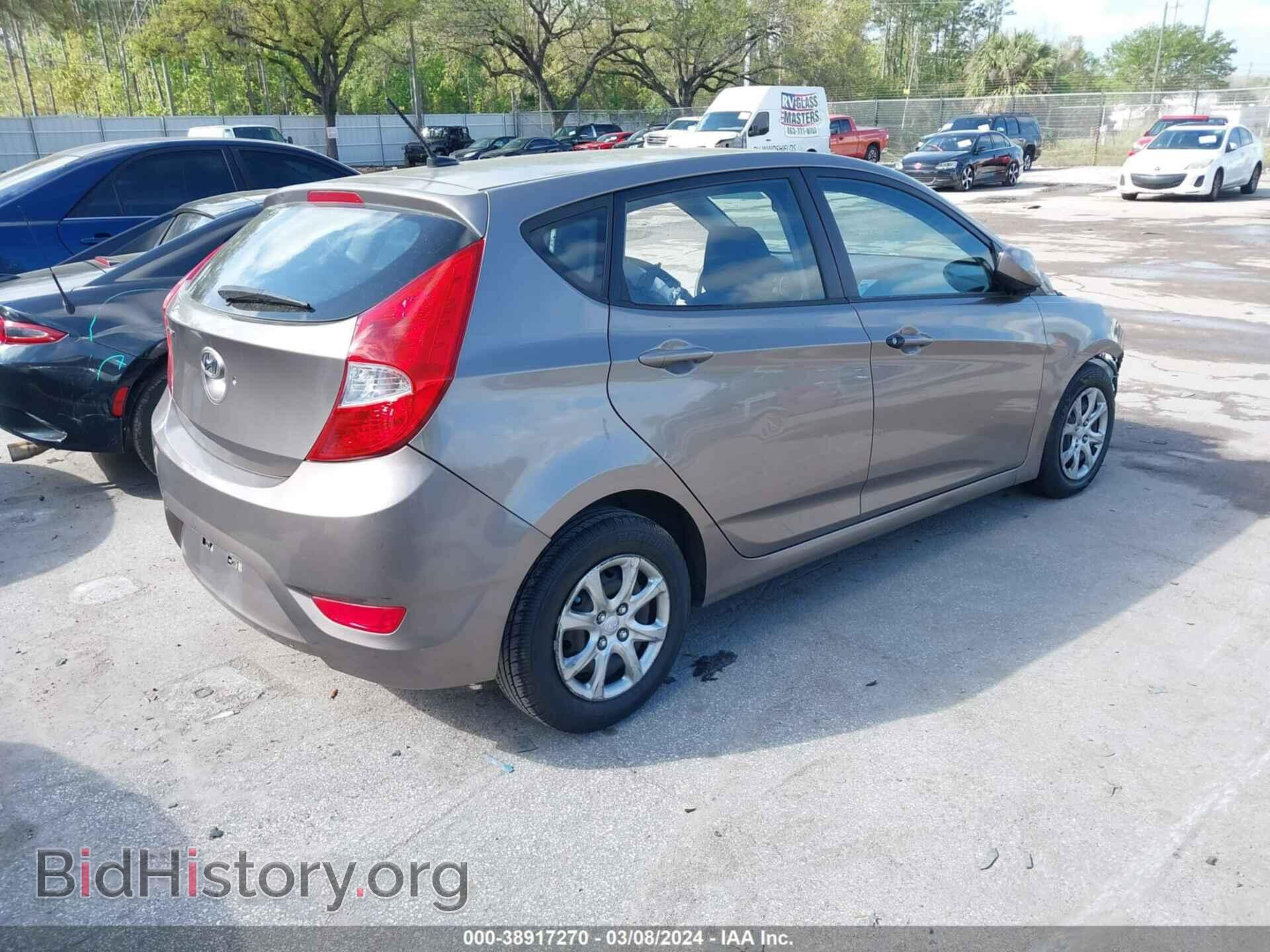 2013 HYUNDAI ACCENT - VIN: KMHCT5AE2DU128665 - Фото 4