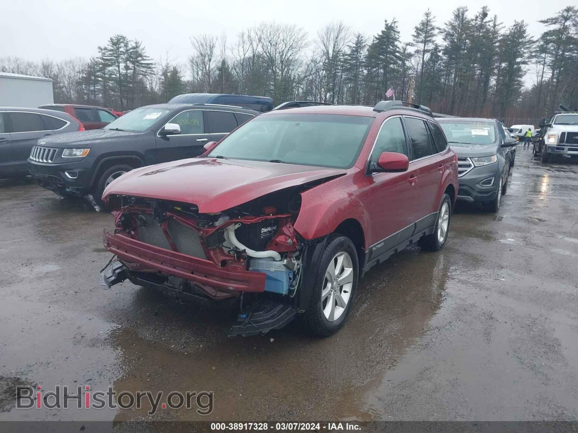 2014 SUBARU OUTBACK - VIN: 4S4BRBLC8E3325576 - Фото 2