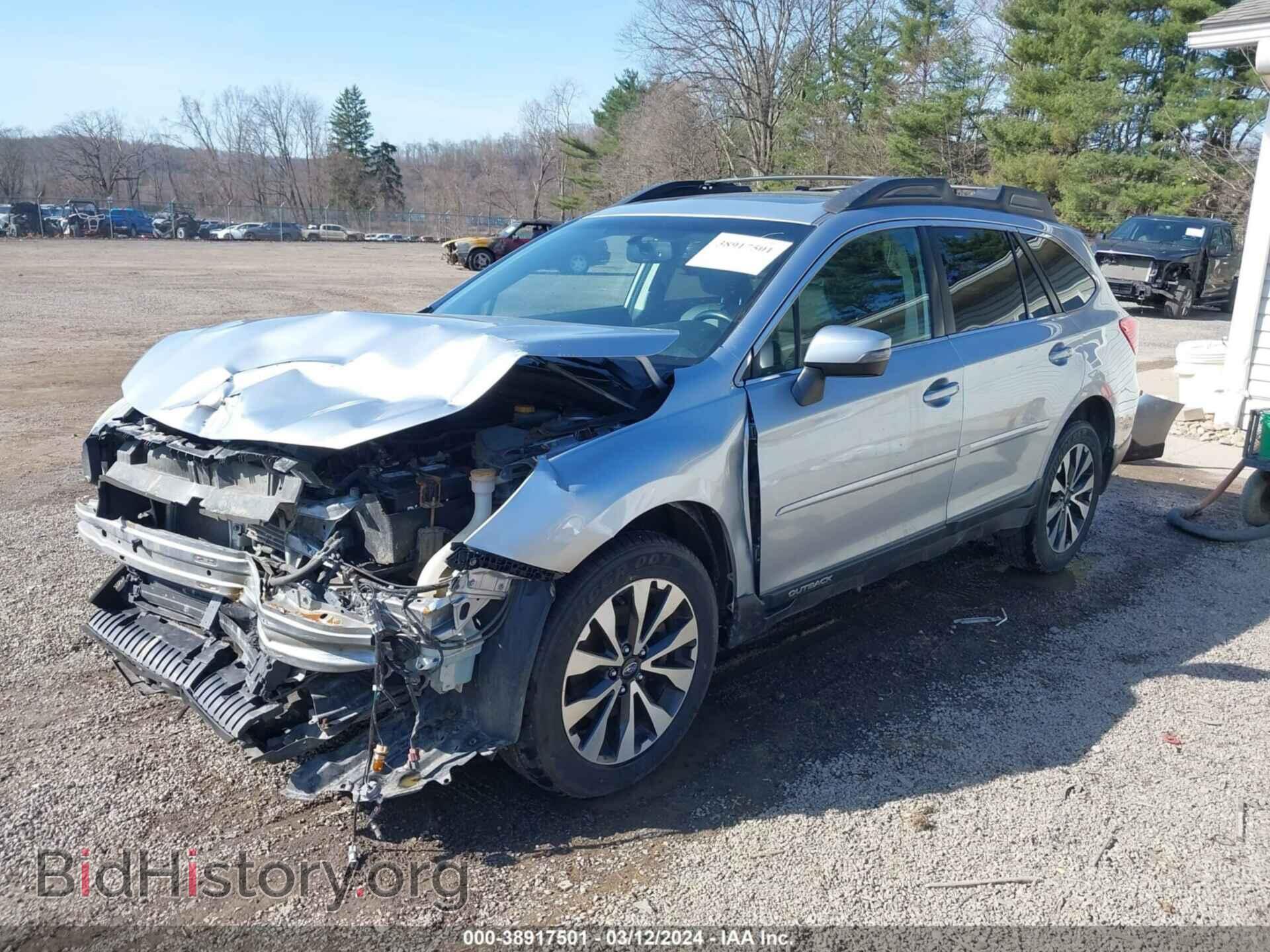 2016 SUBARU OUTBACK - VIN: 4S4BSBLC4G3300472 - Фото 2