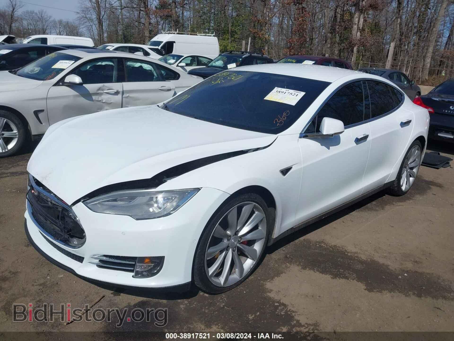 2014 TESLA MODEL S - VIN: 5YJSA1H21EFP65566 - Фото 2
