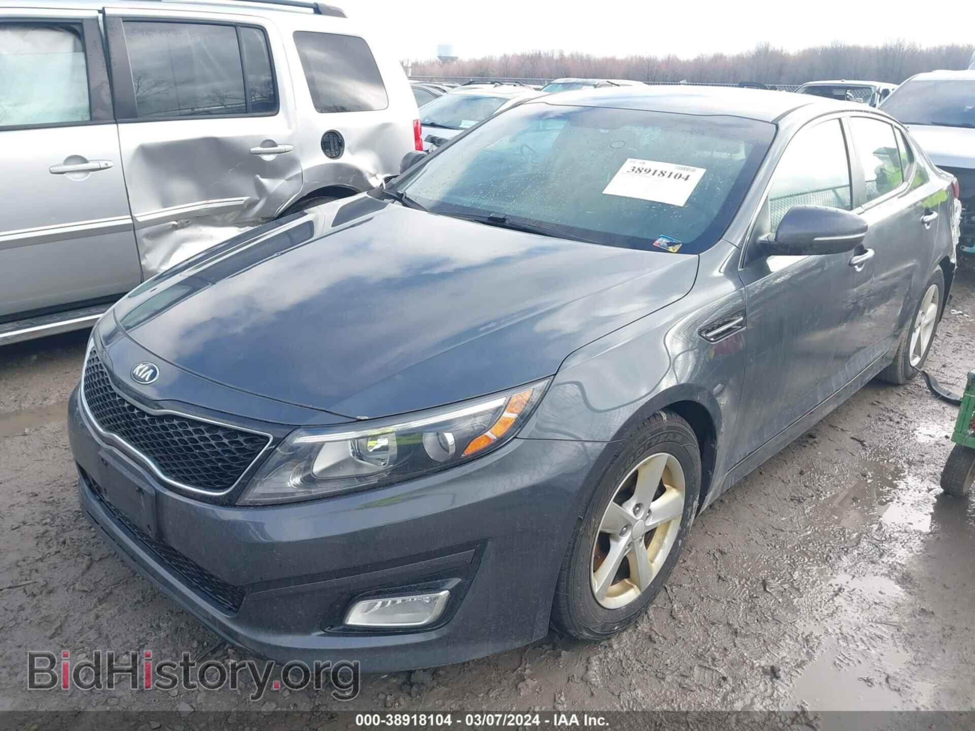 2015 KIA OPTIMA - VIN: KNAGM4A74F5626410 - Фото 2