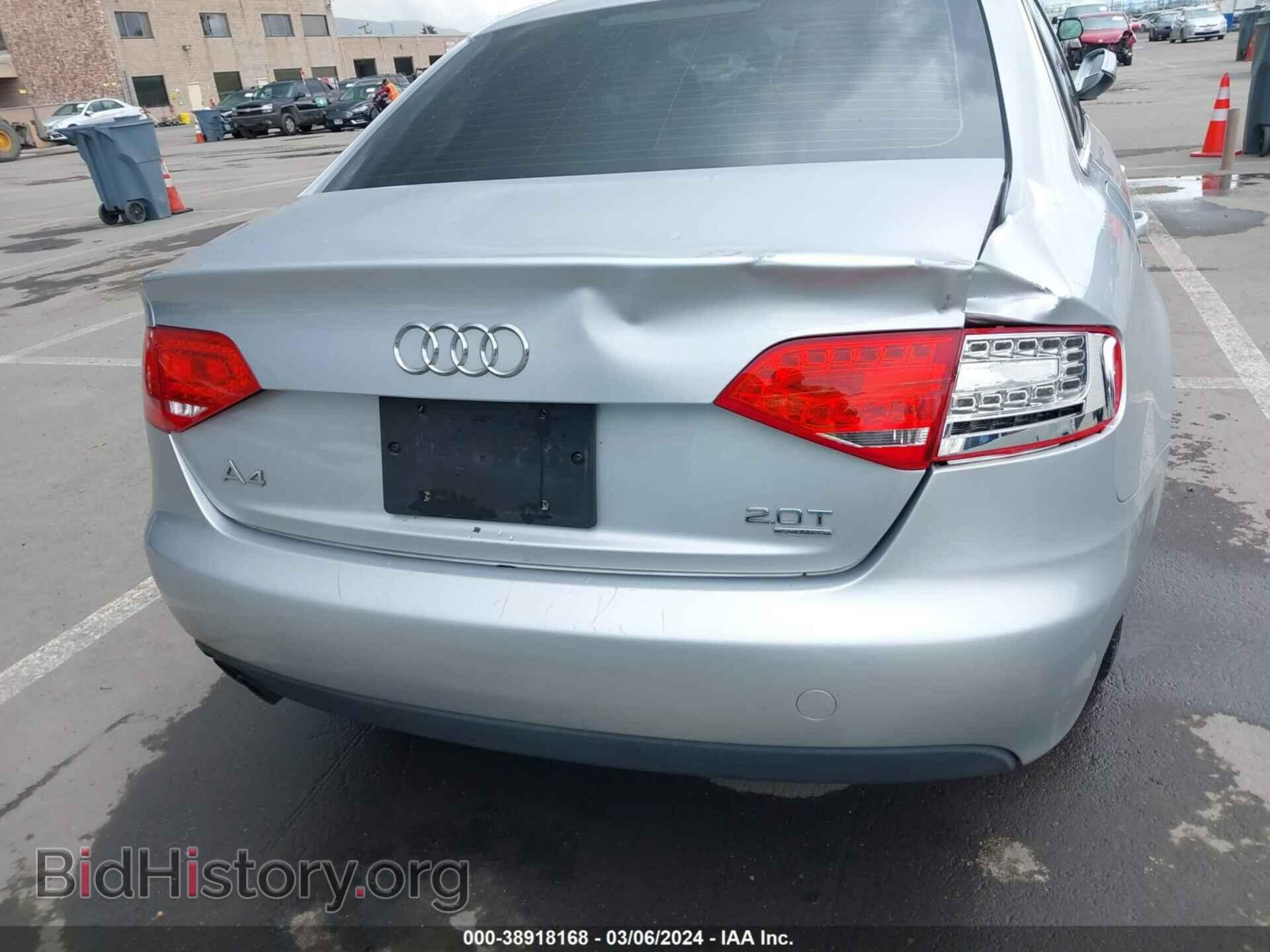 2012 AUDI A4 - VIN: WAUBFAFL2CN009785 - Фото 6