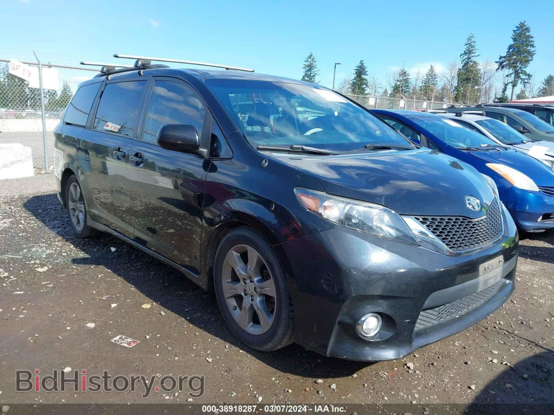 Photo 5TDXK3DC9CS239062 - TOYOTA SIENNA 2012