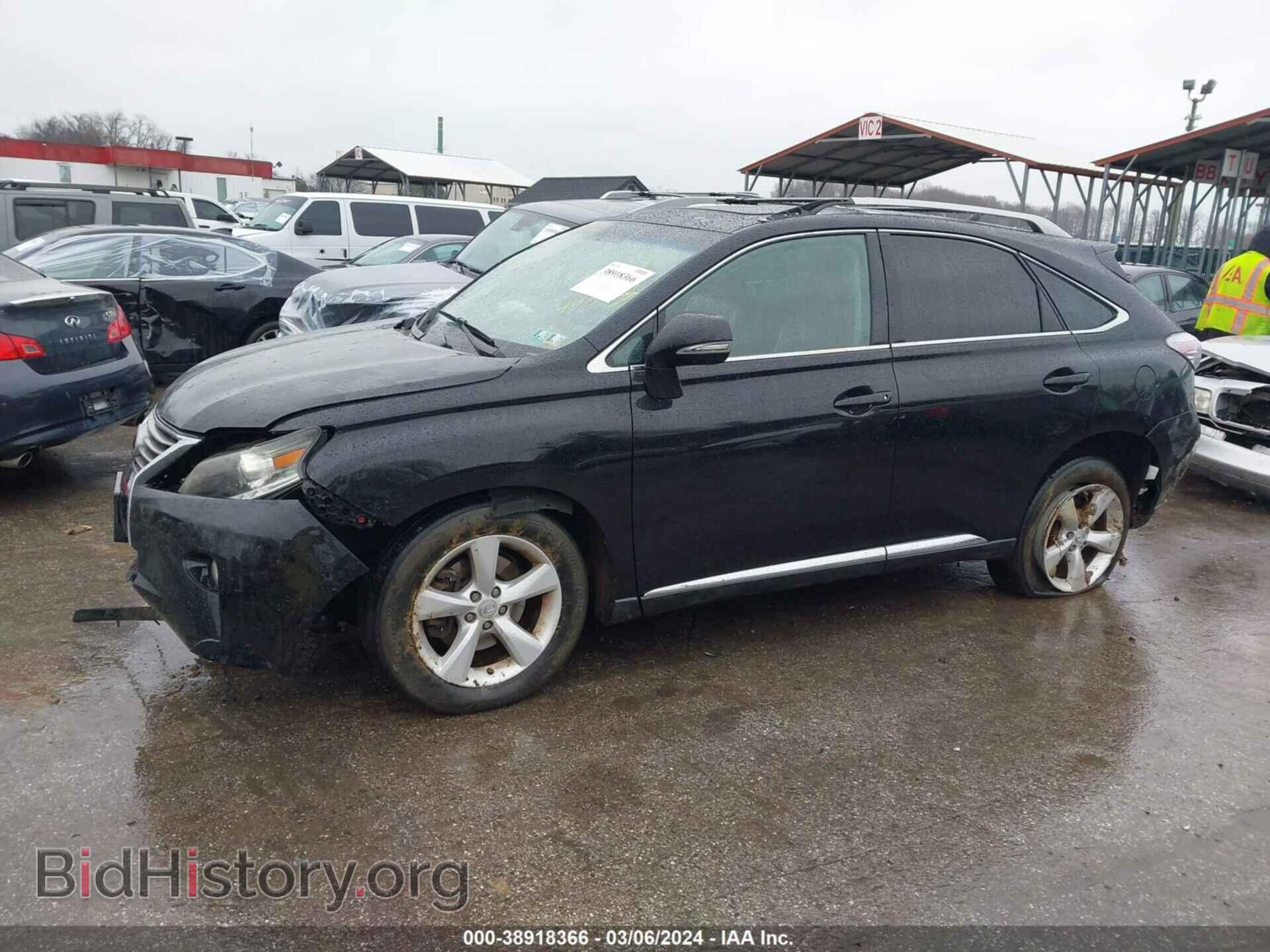 2013 LEXUS RX 350 - VIN: 2T2BK1BA5DC186477 - Фото 2