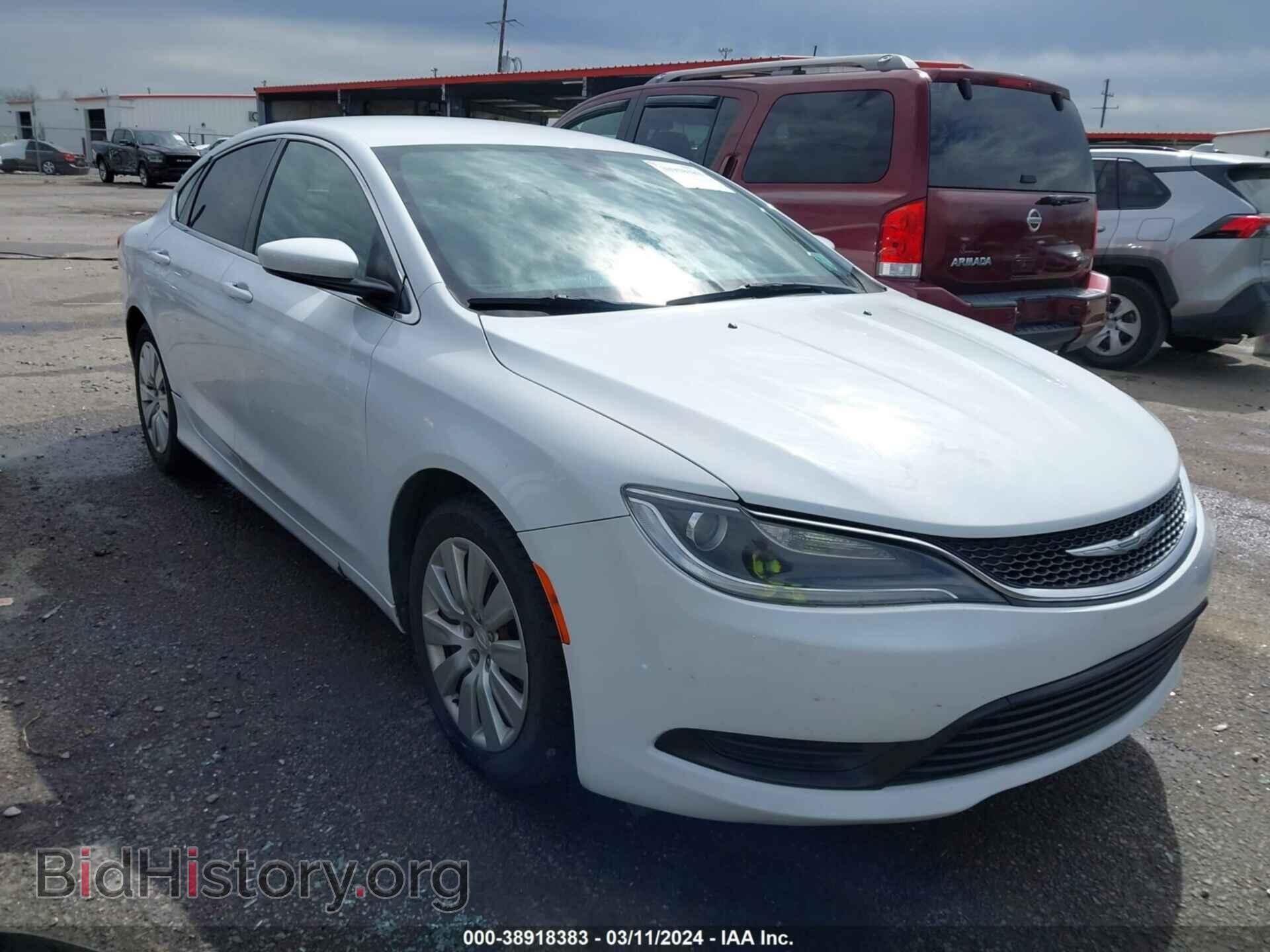 Фотография 1C3CCCFB7GN134844 - CHRYSLER 200 2016