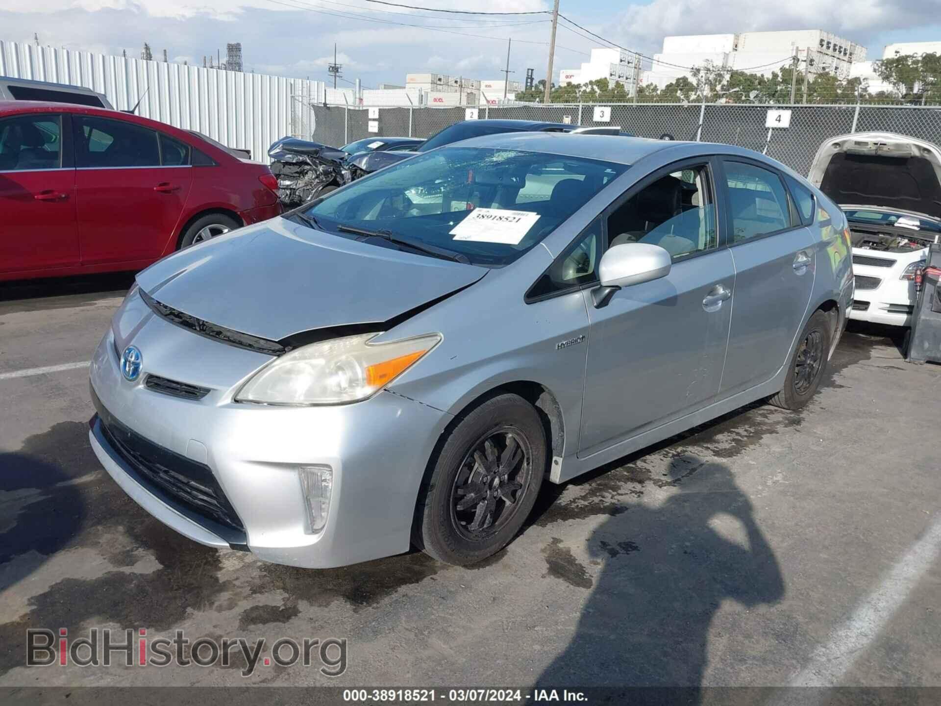 2012 TOYOTA PRIUS - VIN: JTDKN3DUXC5410577 - Фото 2