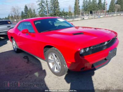 2023 Dodge CHALLENGER SXT, красный — VIN 2C3CDZAG4PH602086, IAAI