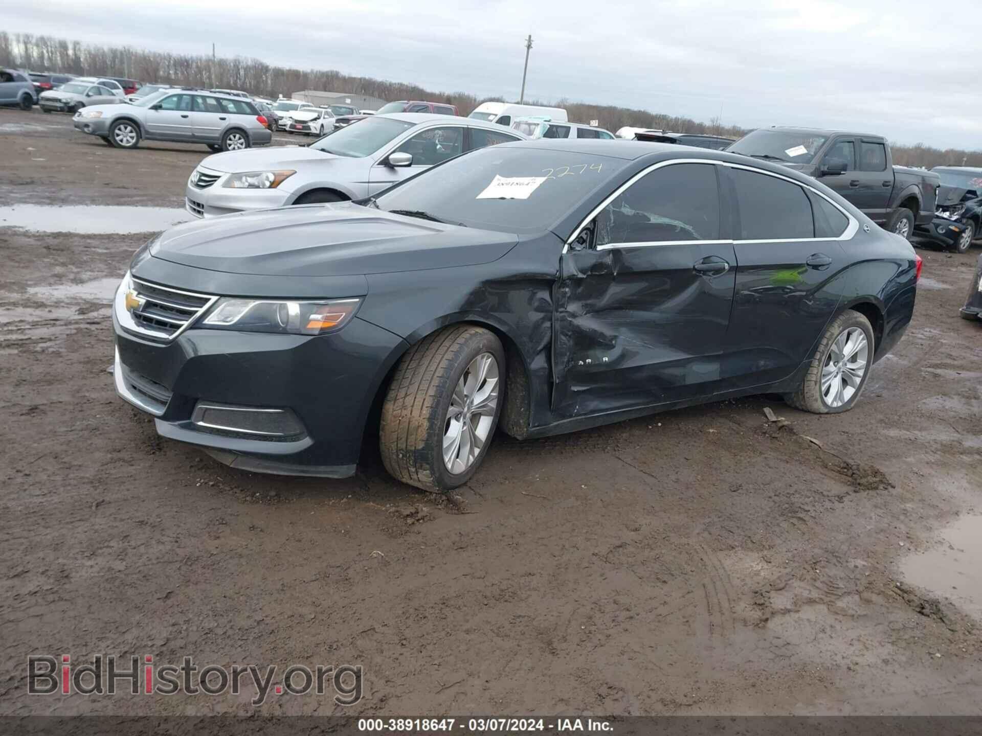 2014 CHEVROLET IMPALA - VIN: 2G1135SR1E9202274 - Фото 2