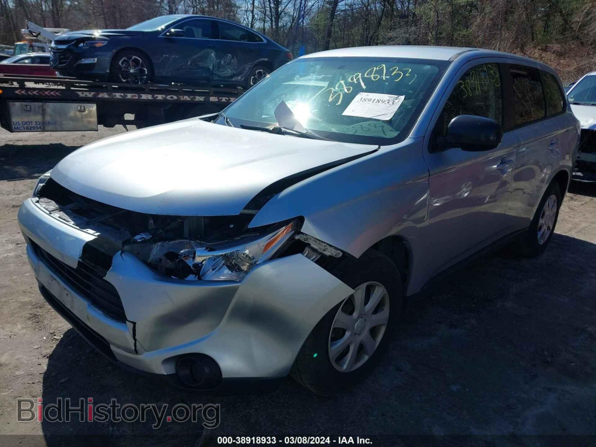 2014 MITSUBISHI OUTLANDER - VIN: JA4AD2A32EZ003458 - Фото 2