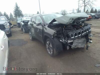 2020 Jeep COMPASS Limited 4X4, зеленый — VIN 3C4NJDCB1LT223386, IAAI