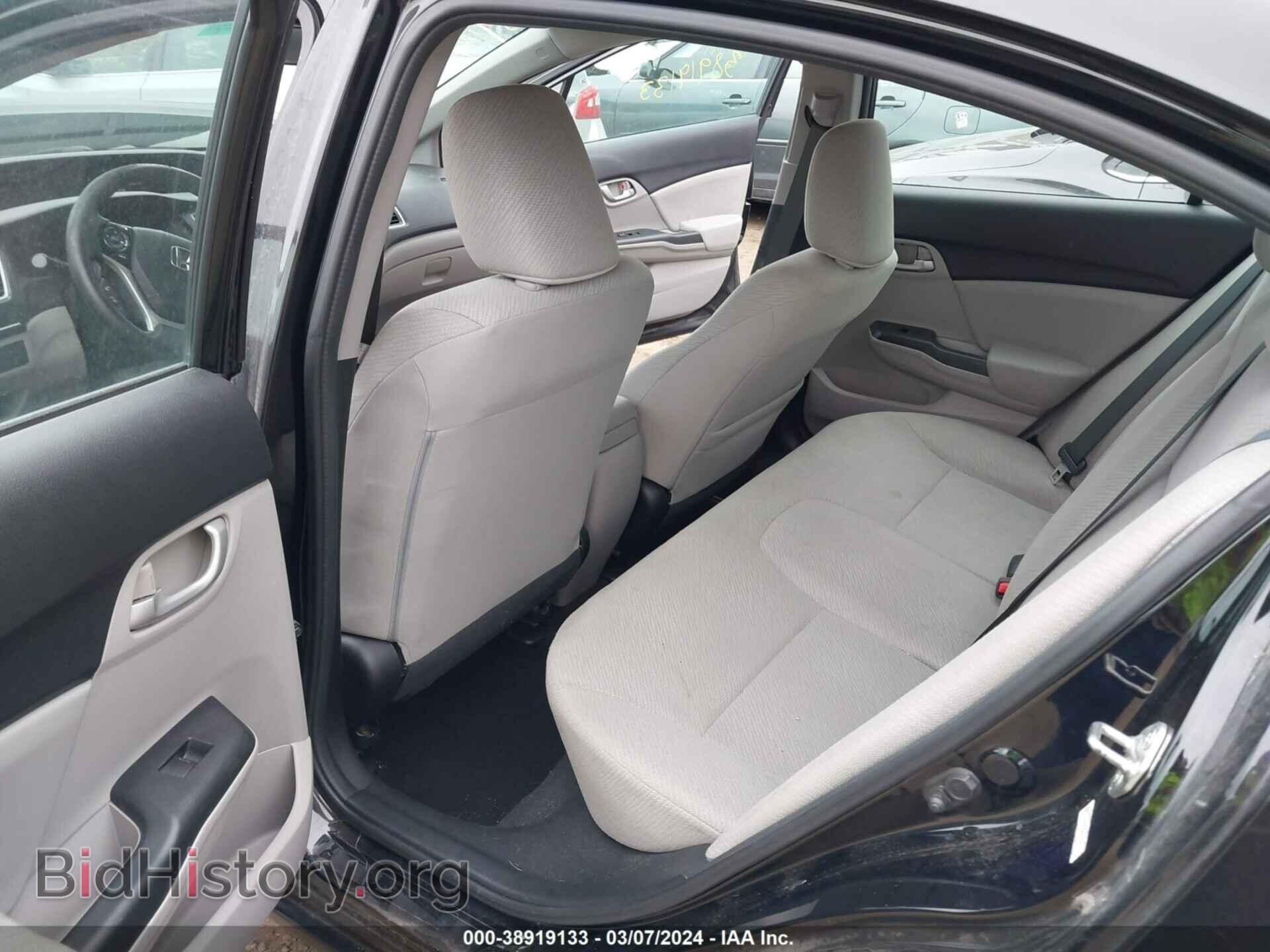 2013 HONDA CIVIC - VIN: 19XFB2F53DE211225 - Фото 8