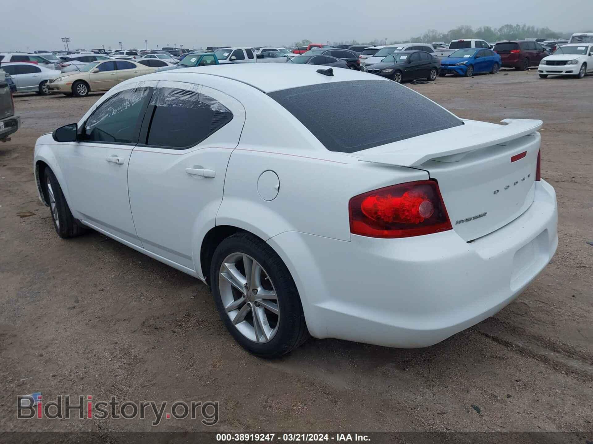 2013 DODGE AVENGER - VIN: 1C3CDZAG6DN532643 - Фото 3
