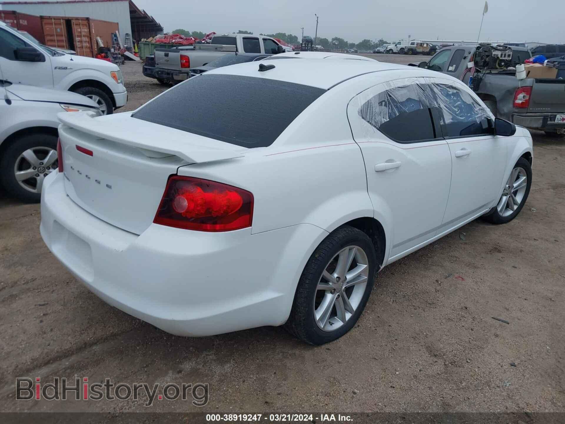 2013 DODGE AVENGER - VIN: 1C3CDZAG6DN532643 - Фото 4