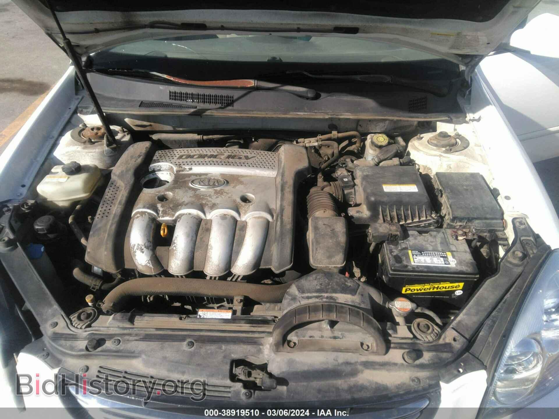 2006 KIA OPTIMA - VIN: KNAGE123X65028443 - Фото 10