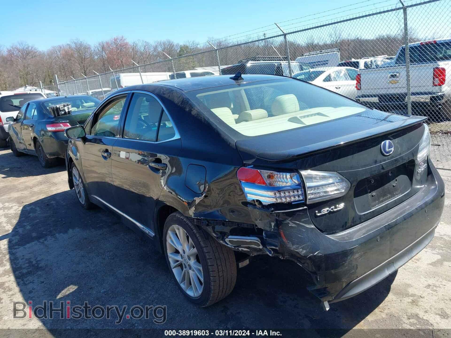 2010 LEXUS HS 250H - VIN: JTHBB1BA0A2024320 - Фото 3