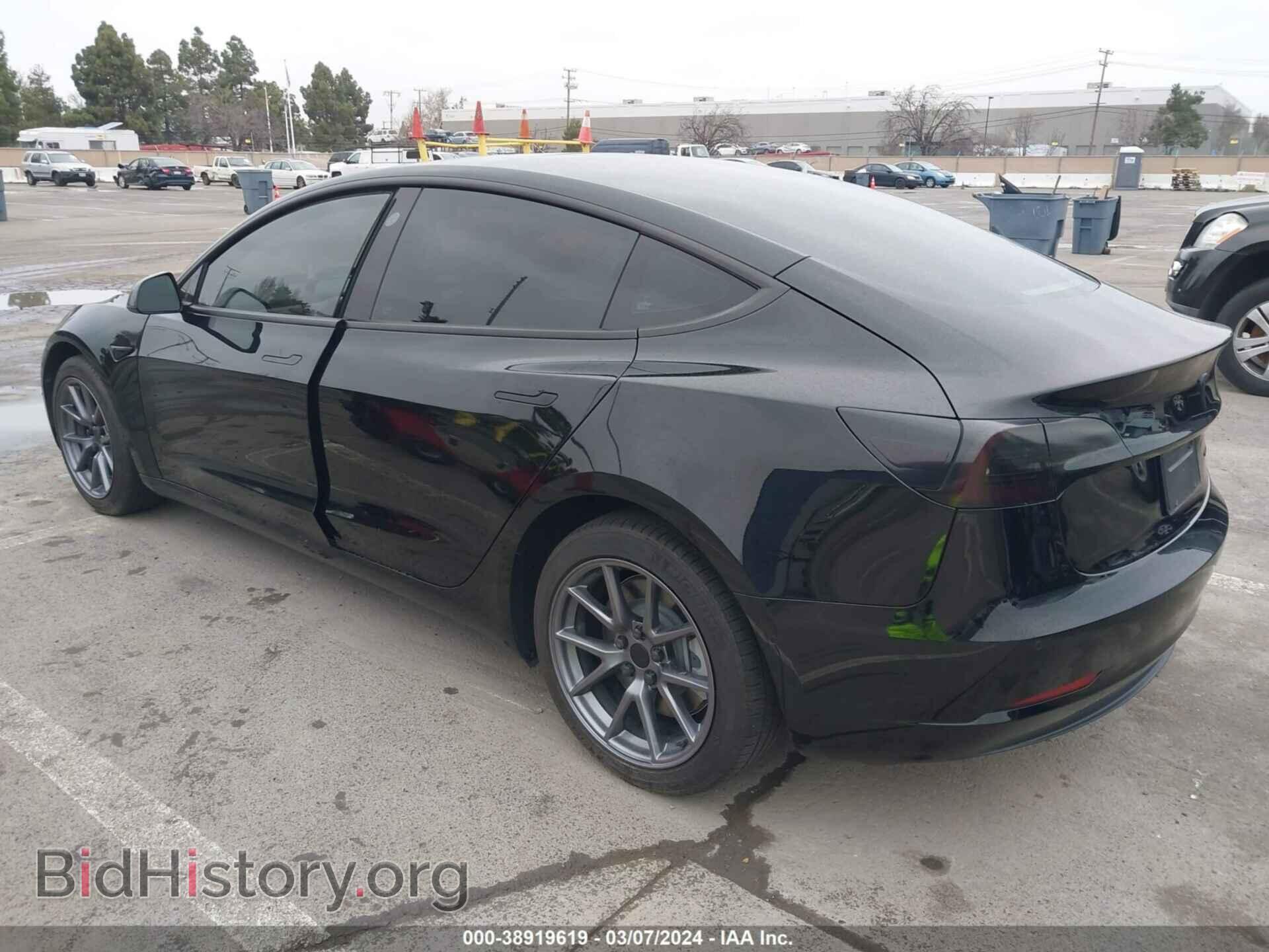 2022 TESLA MODEL 3 - VIN: 5YJ3E1EB8NF333280 - Фото 3