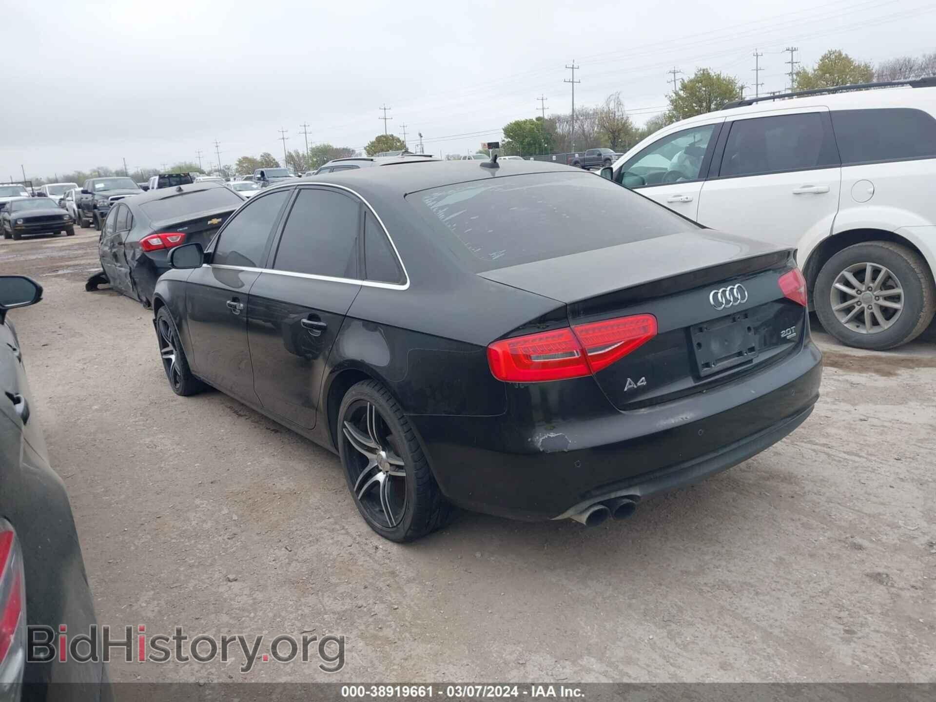 2013 AUDI A4 - VIN: WAUFFAFL4DN038157 - Фото 3