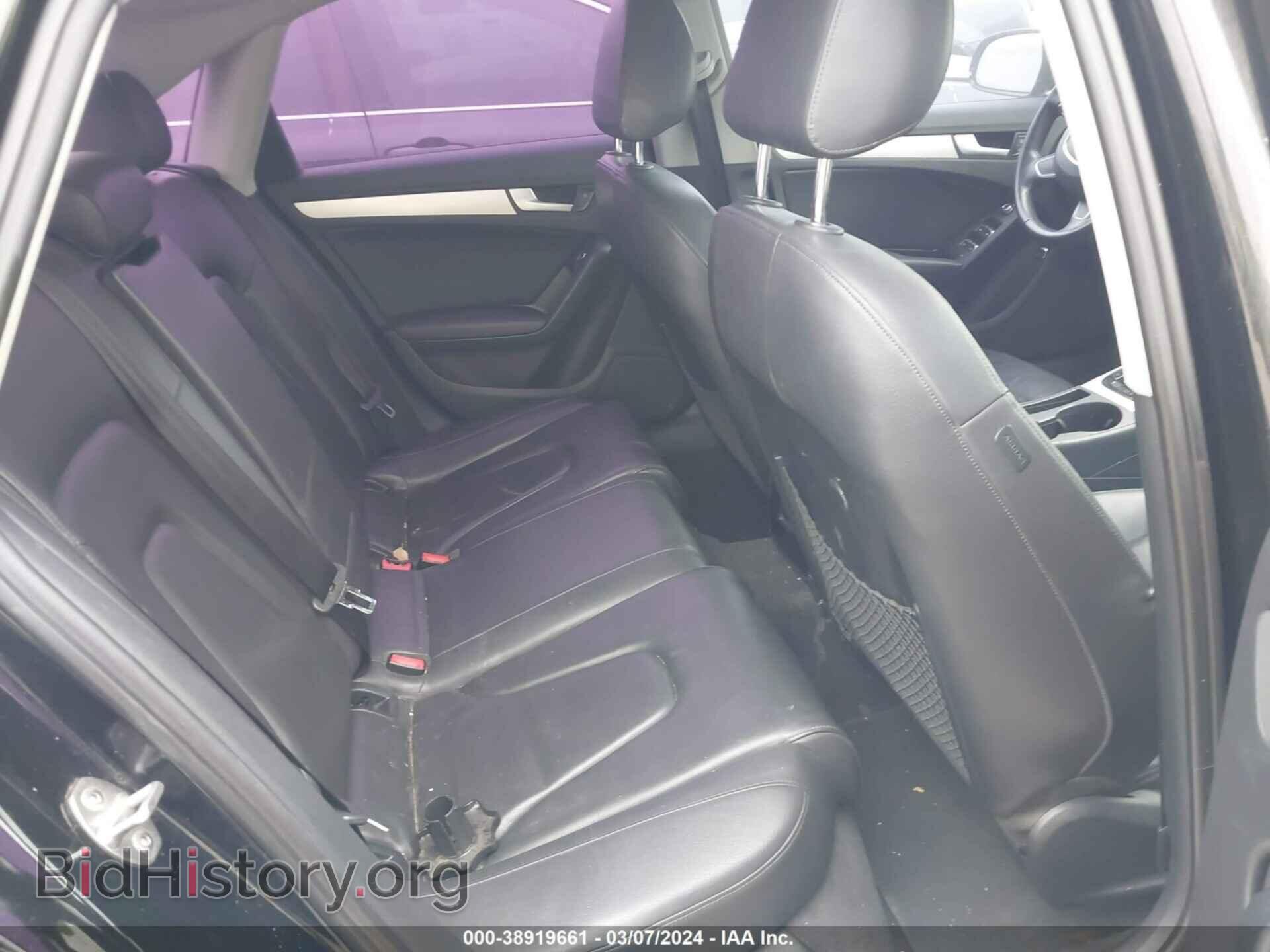 2013 AUDI A4 - VIN: WAUFFAFL4DN038157 - Фото 8