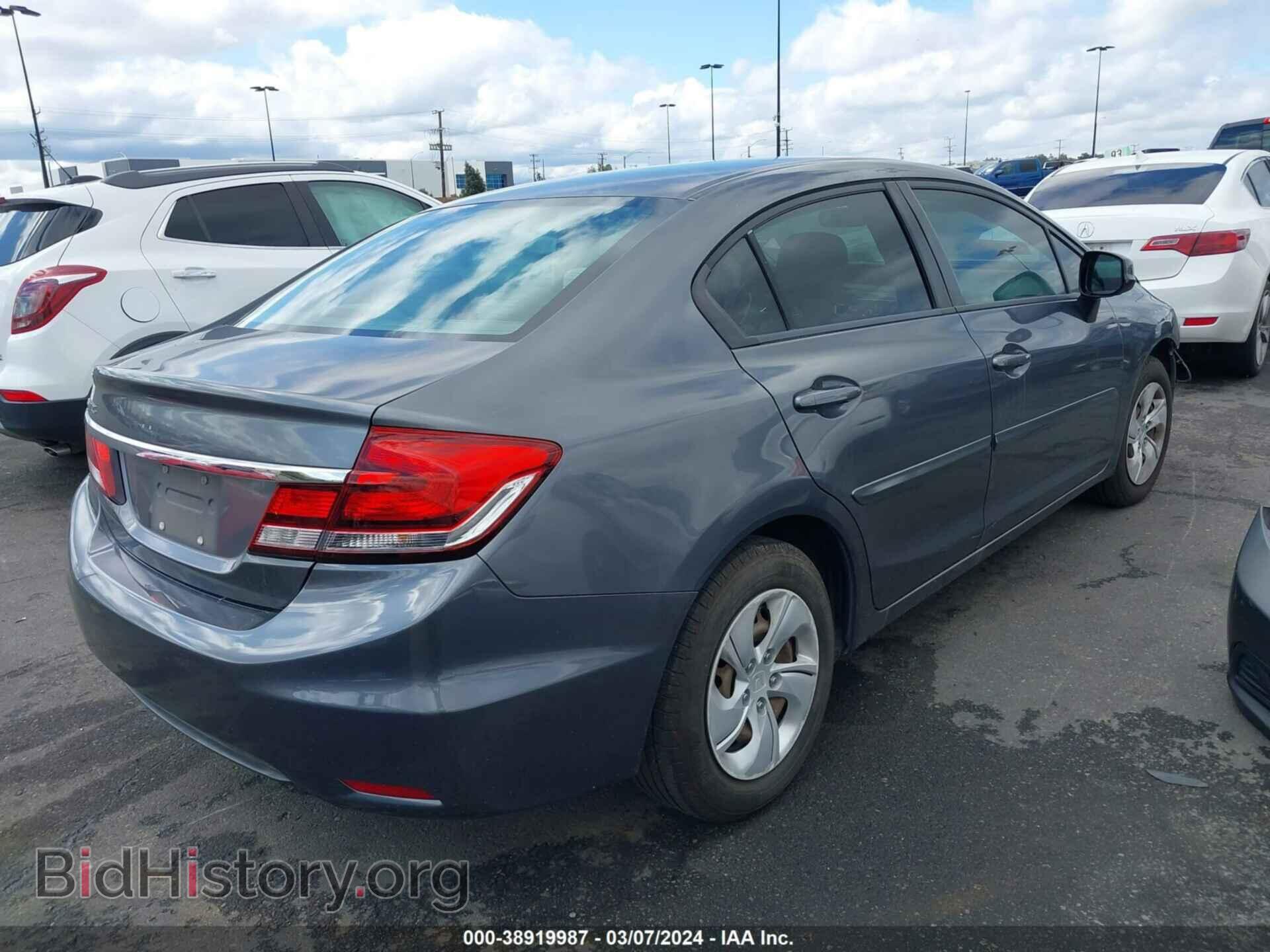 2013 HONDA CIVIC - VIN: 19XFB2F59DE215022 - Фото 4