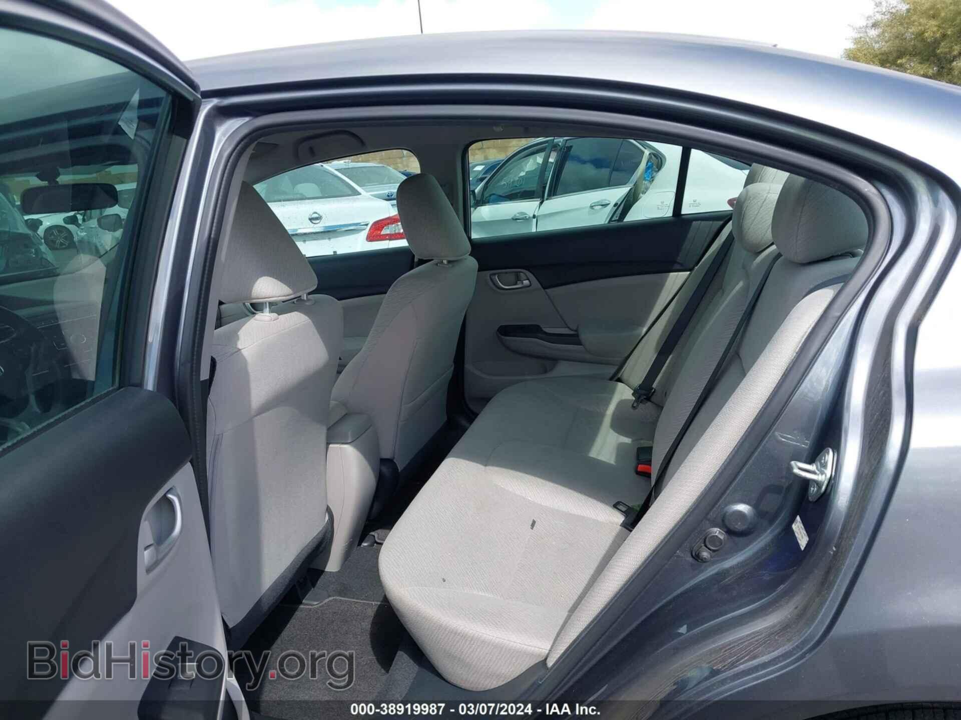 2013 HONDA CIVIC - VIN: 19XFB2F59DE215022 - Фото 8