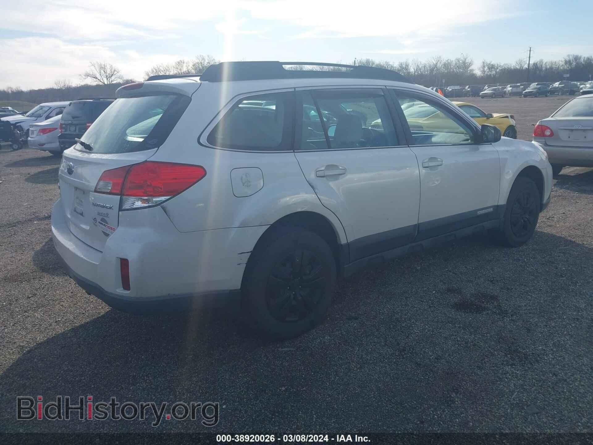 2012 SUBARU OUTBACK - VIN: 4S4BRBAC9C3220299 - Фото 4