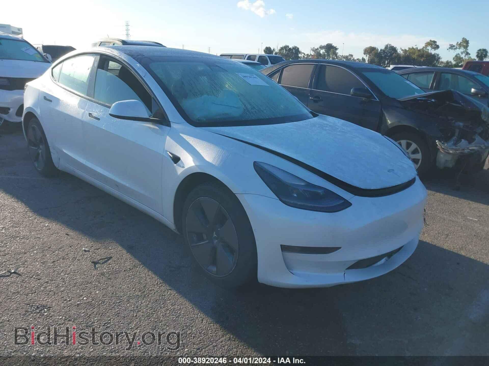 Photo 5YJ3E1EA4MF992530 - TESLA MODEL 3 2021