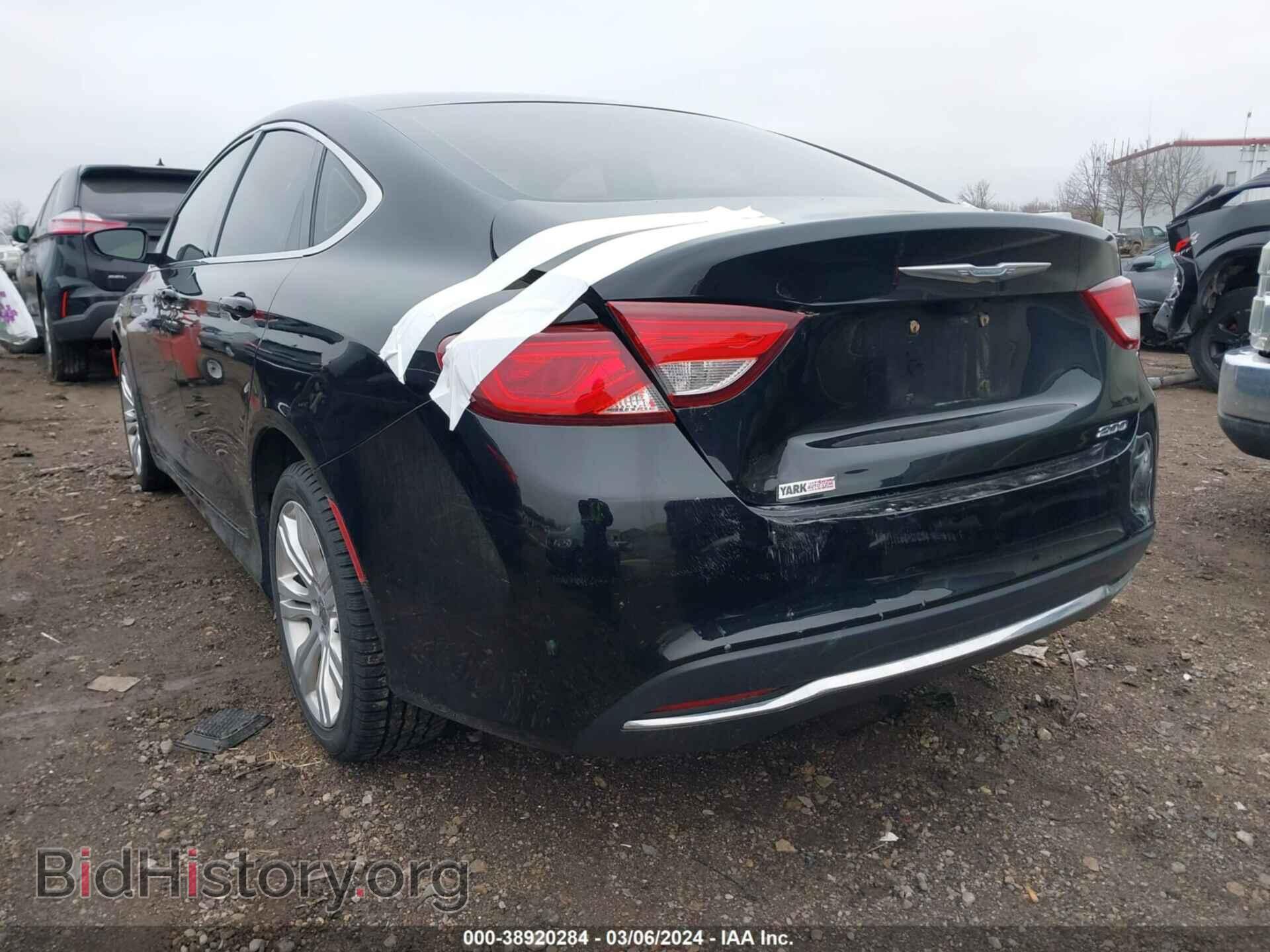 2016 CHRYSLER 200 - VIN: 1C3CCCAB0GN153694 - Фото 3