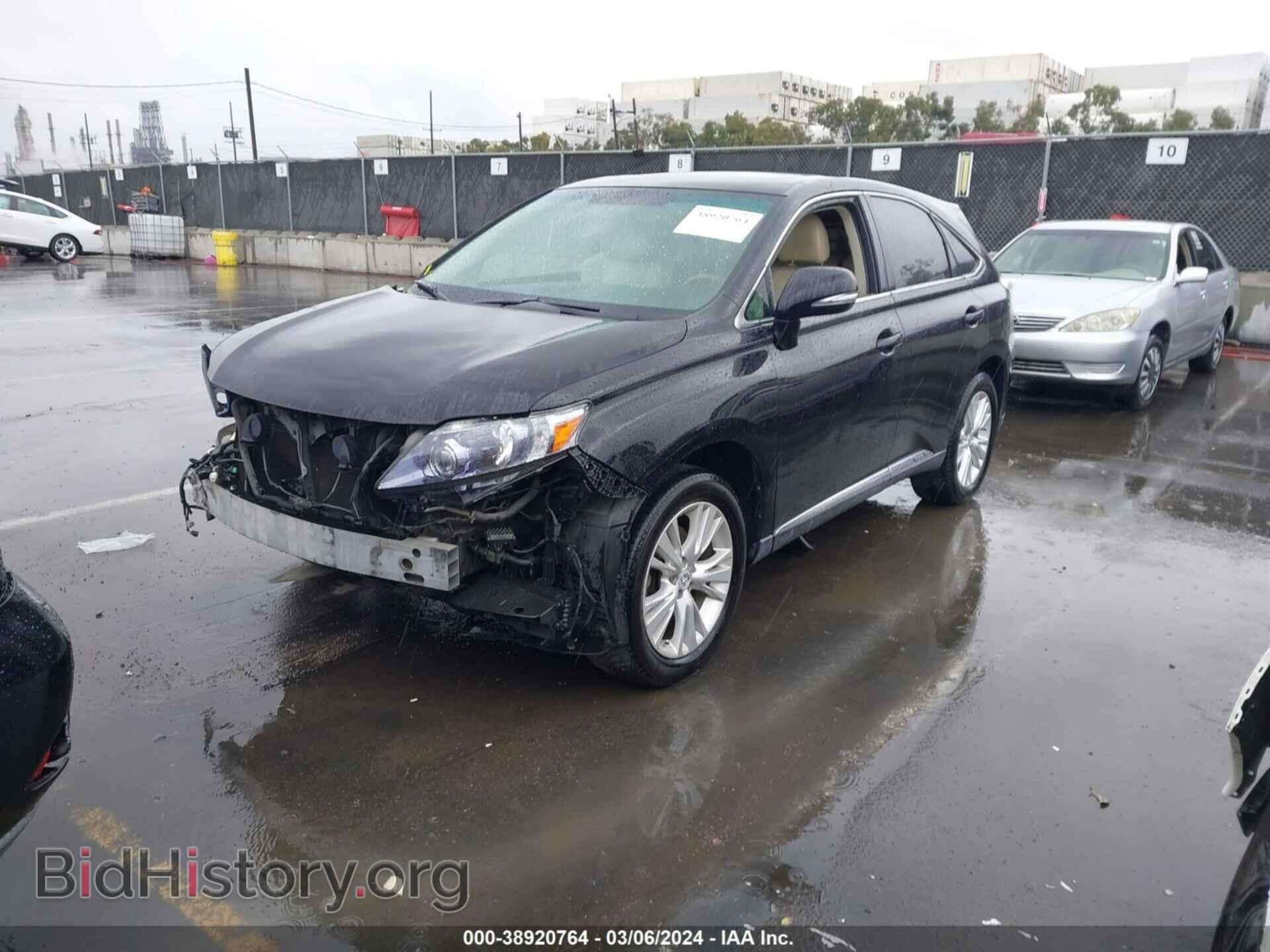 2010 LEXUS RX 450H - VIN: JTJZB1BAXA2001138 - Фото 2