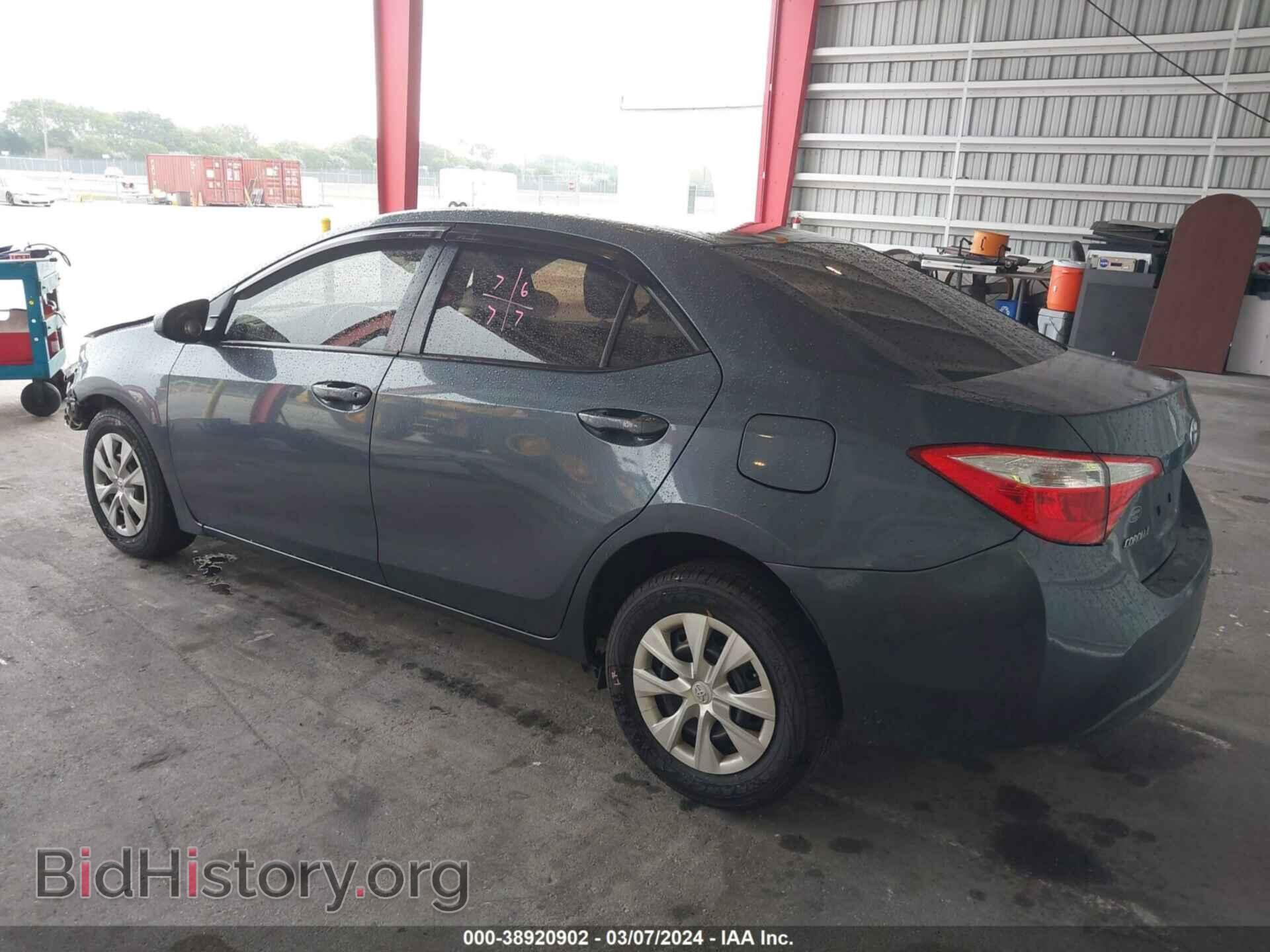 2014 TOYOTA COROLLA - VIN: 2T1BURHE5EC137725 - Фото 3