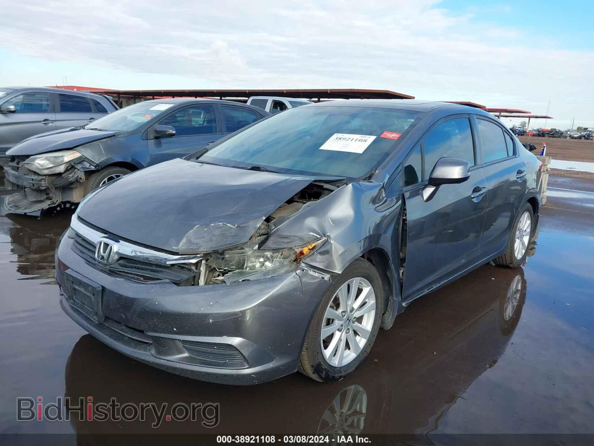 2012 HONDA CIVIC - VIN: 2HGFB2F8XCH307836 - Photo 2