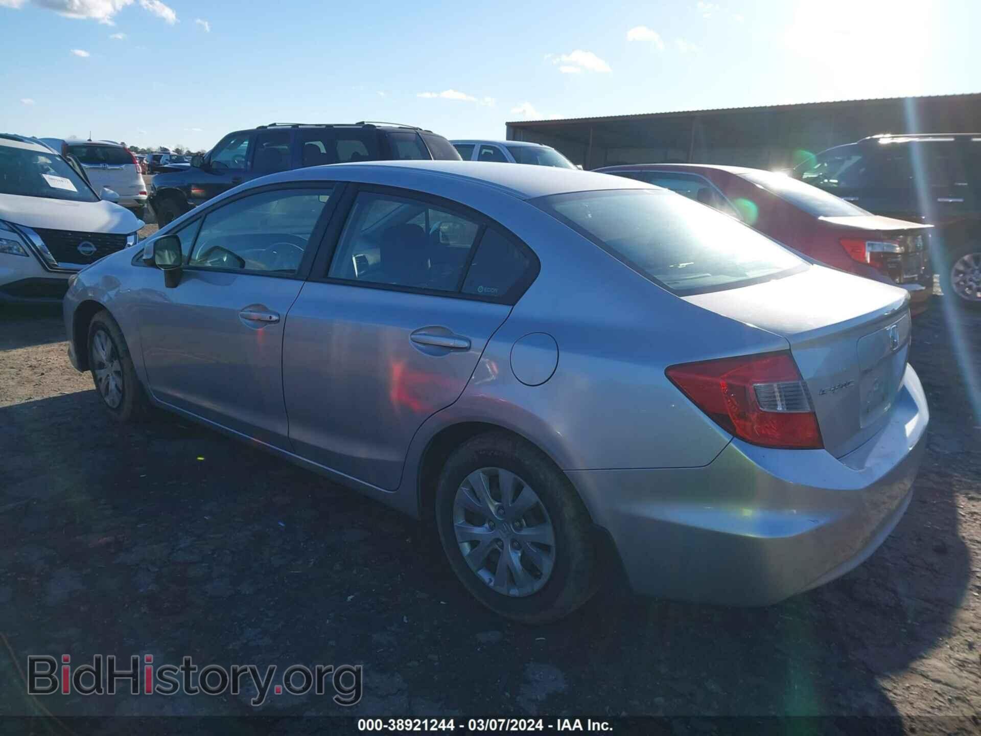2012 HONDA CIVIC - VIN: 19XFB2F50CE109458 - Фото 3