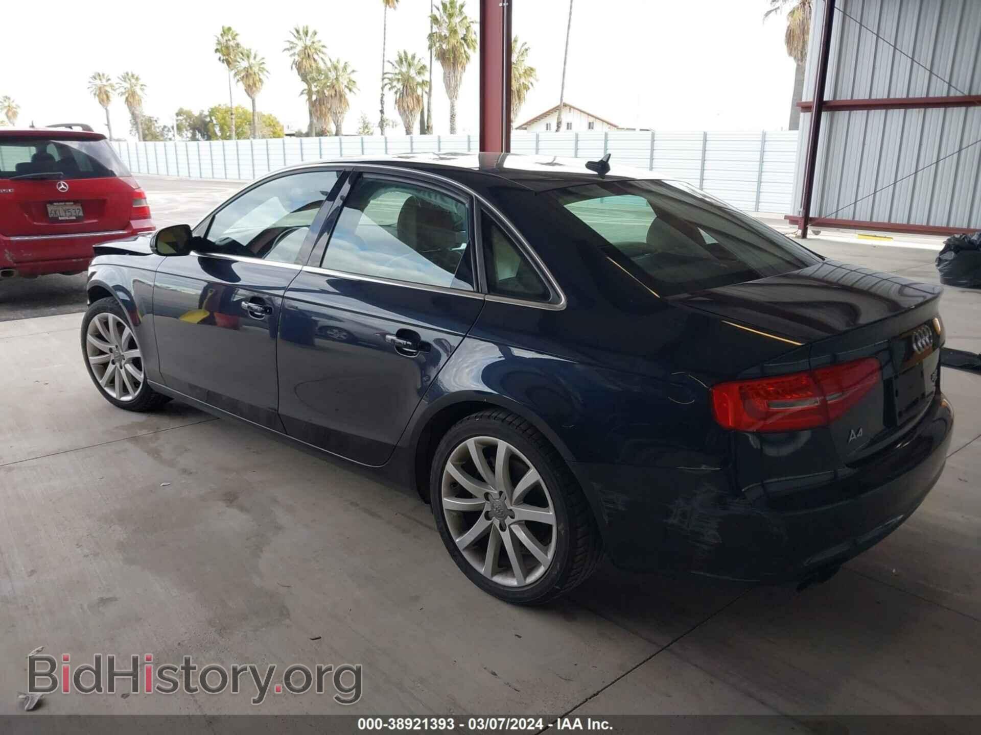 2013 AUDI A4 - VIN: WAUFFAFL2DN028064 - Photo 3