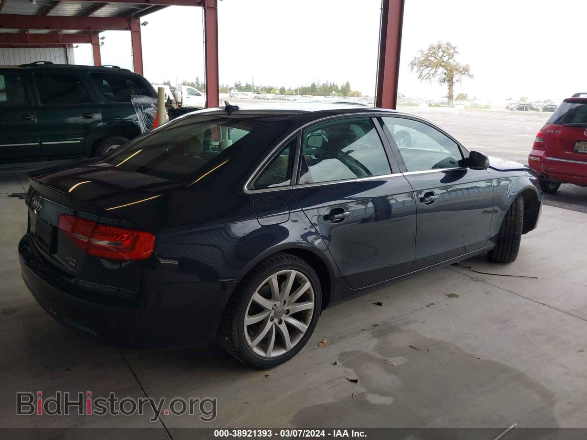 2013 AUDI A4 - VIN: WAUFFAFL2DN028064 - Photo 4