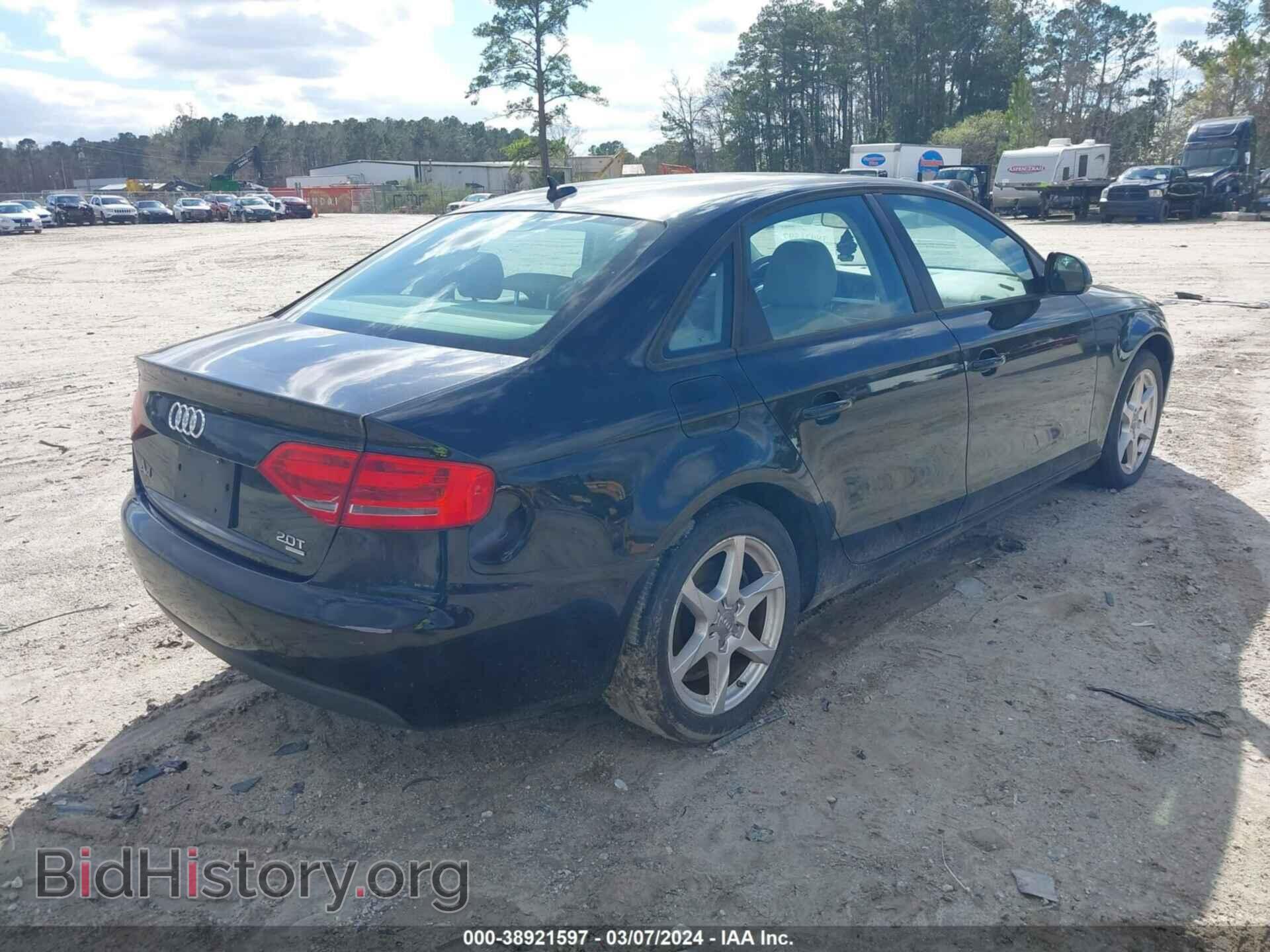 2009 AUDI A4 - VIN: WAULF78K59N009607 - Photo 4