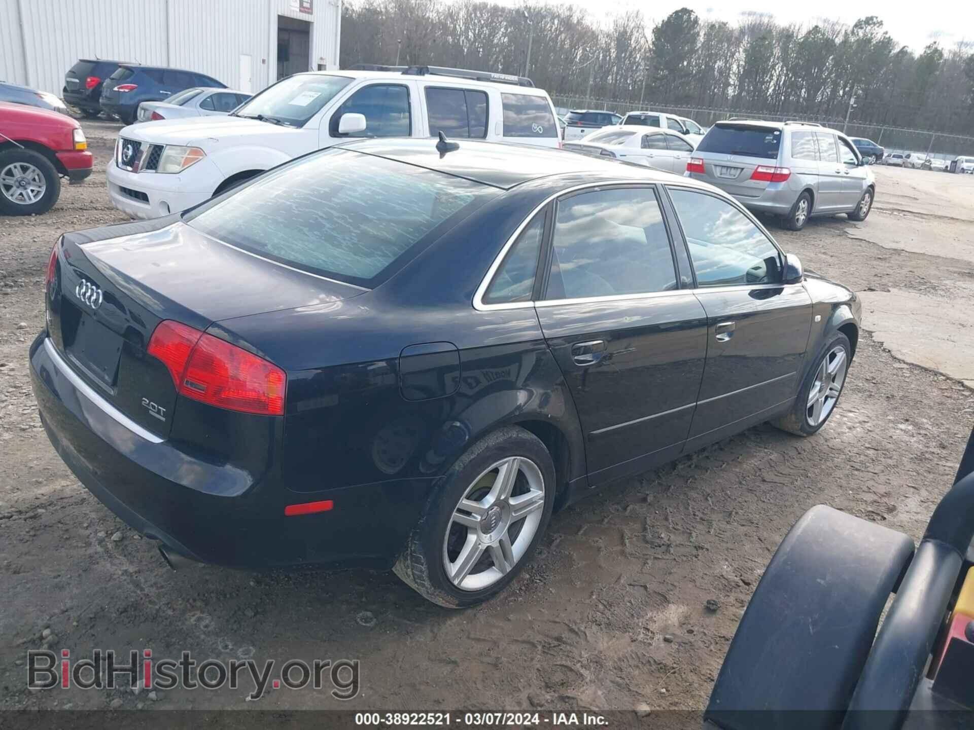 2007 AUDI A4 - VIN: WAUDF78E07A080801 - Фото 4