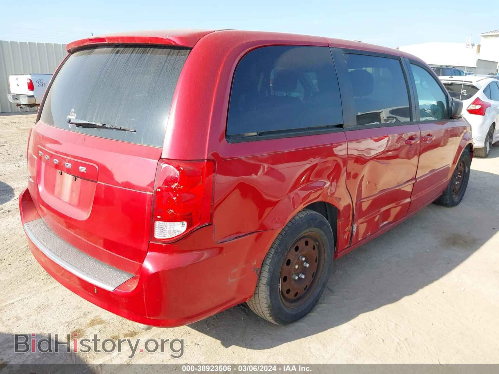 2013 DODGE GRAND CARAVAN - VIN: 2C4RDGBG8DR768836 - Фото 4
