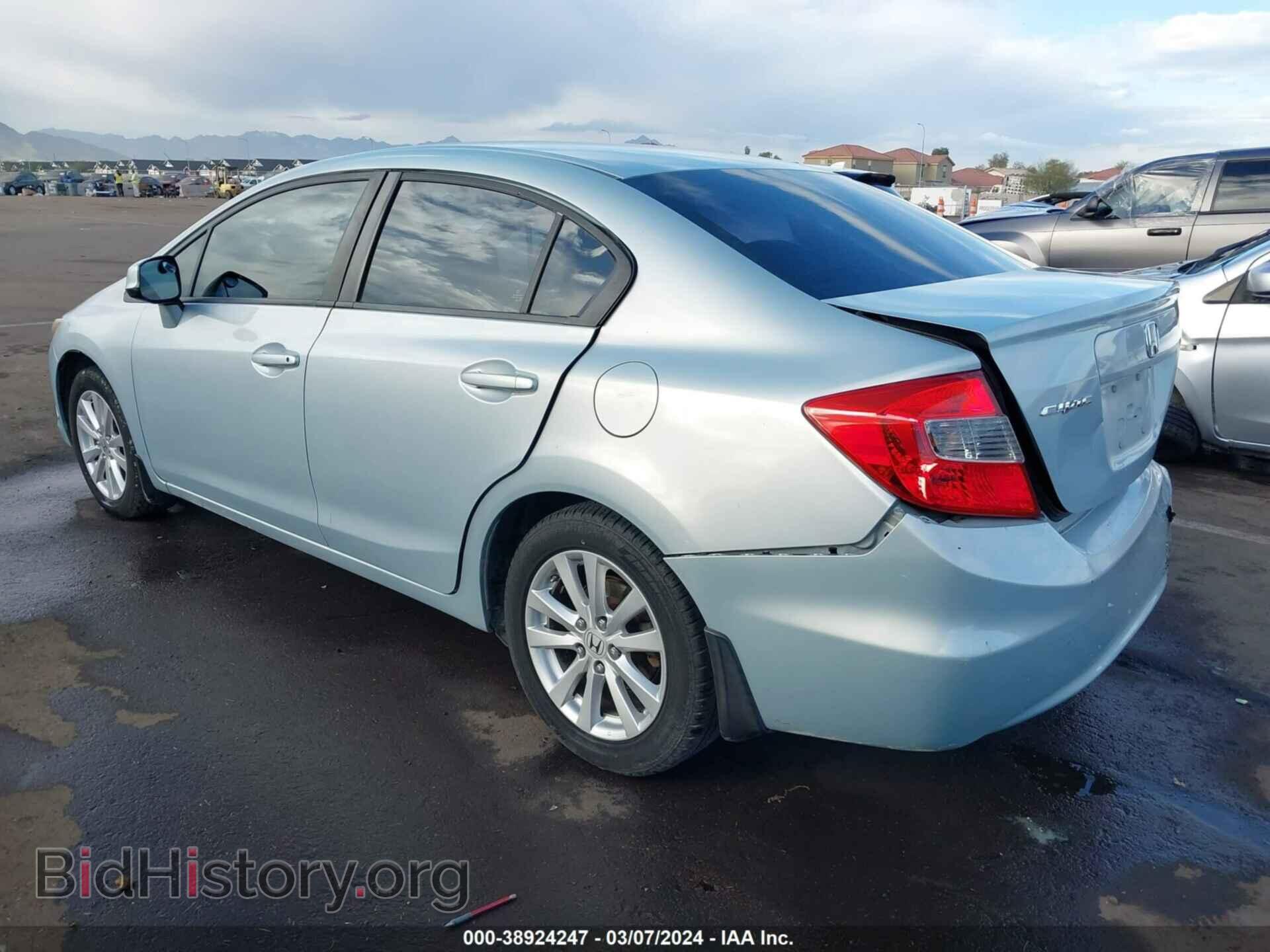 2012 HONDA CIVIC - VIN: 19XFB2F99CE349210 - Фото 3