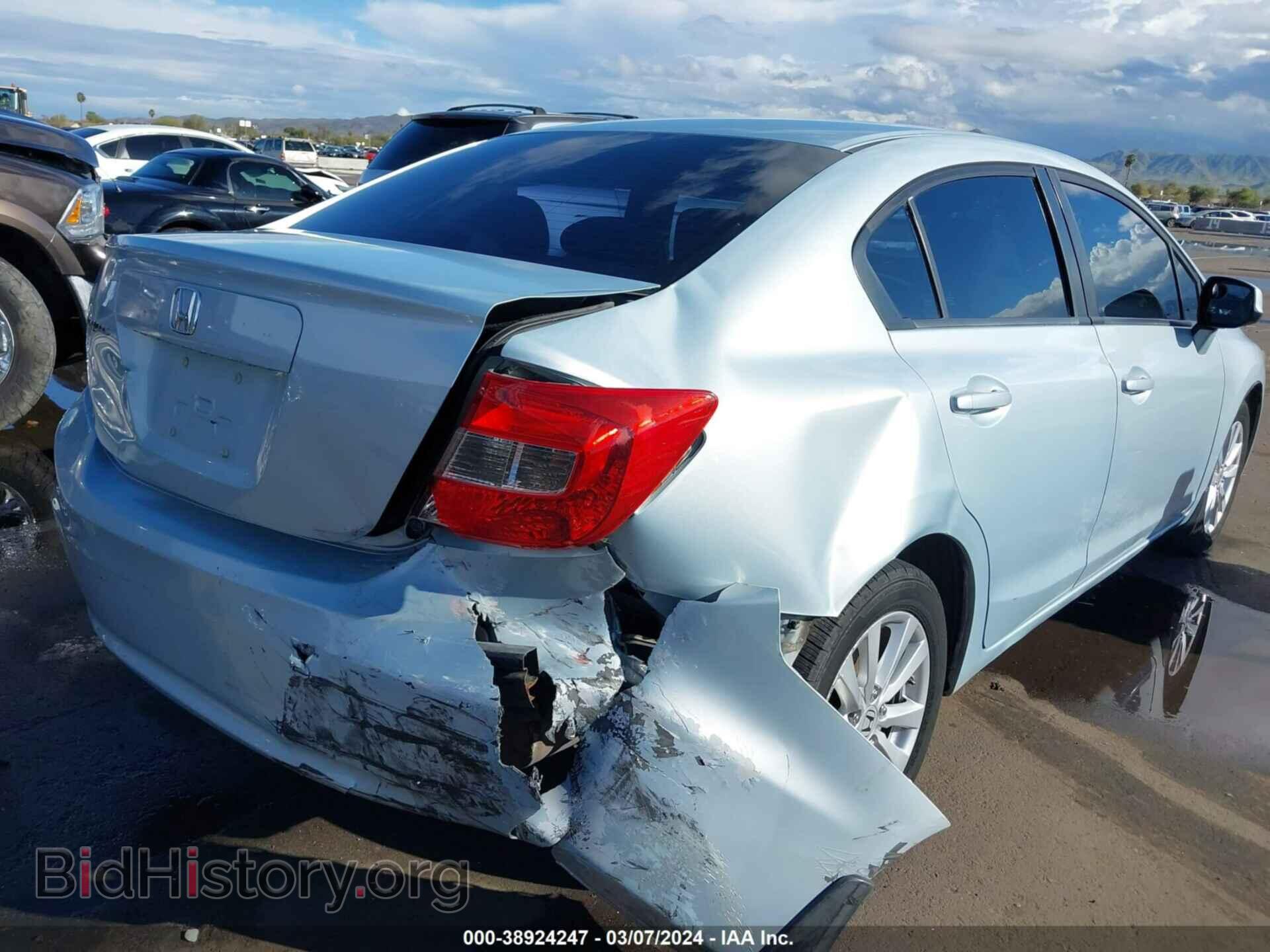 2012 HONDA CIVIC - VIN: 19XFB2F99CE349210 - Фото 6
