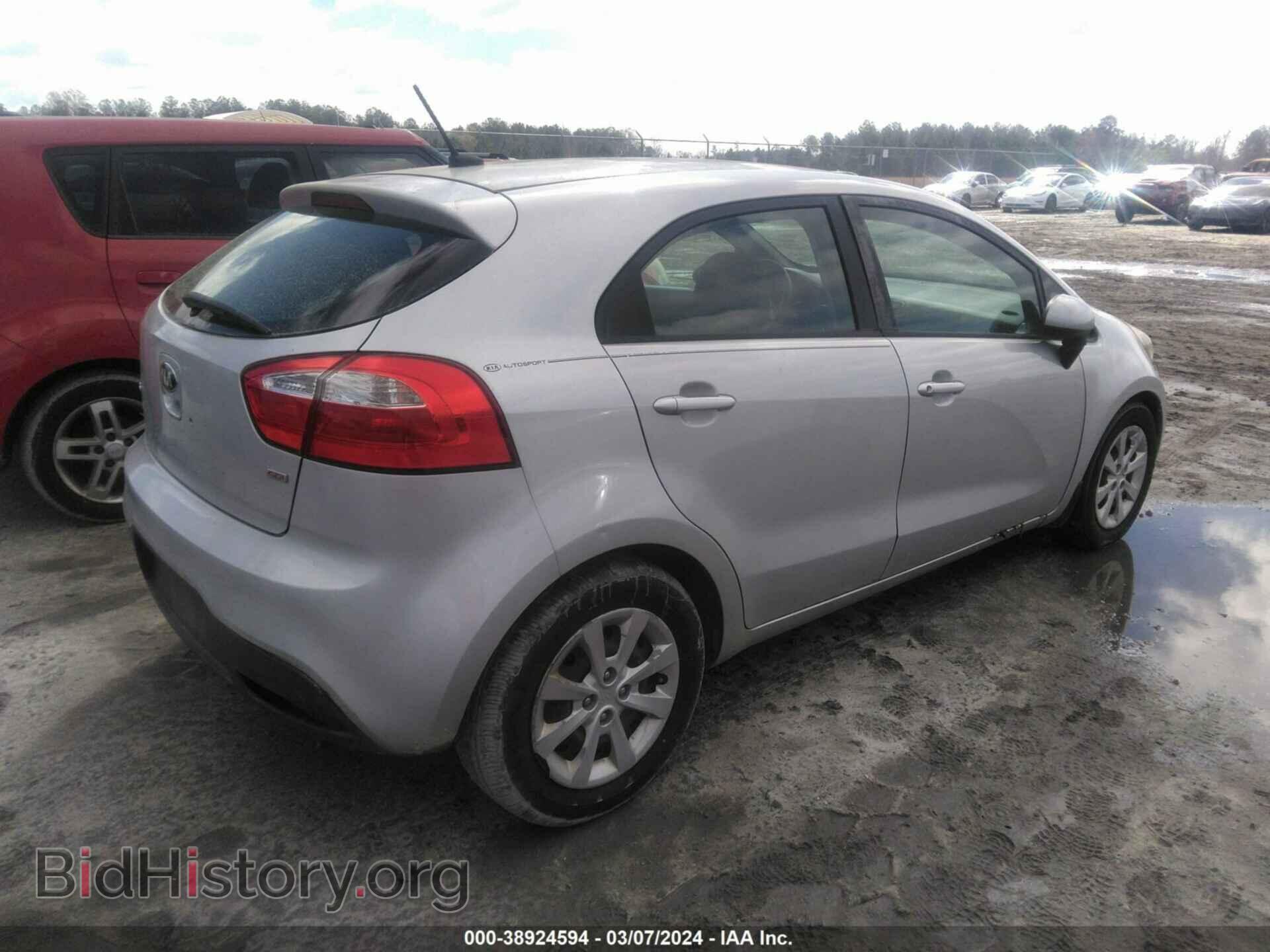 2014 KIA RIO - VIN: KNADM5A35E6356070 - Фото 4