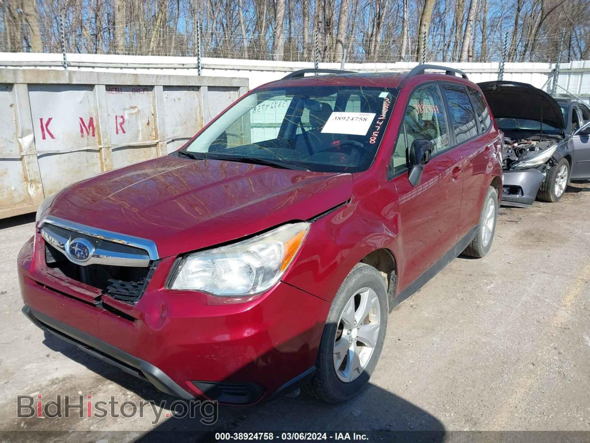 2014 SUBARU FORESTER - VIN: JF2SJAEC0EH537671 - Фото 2