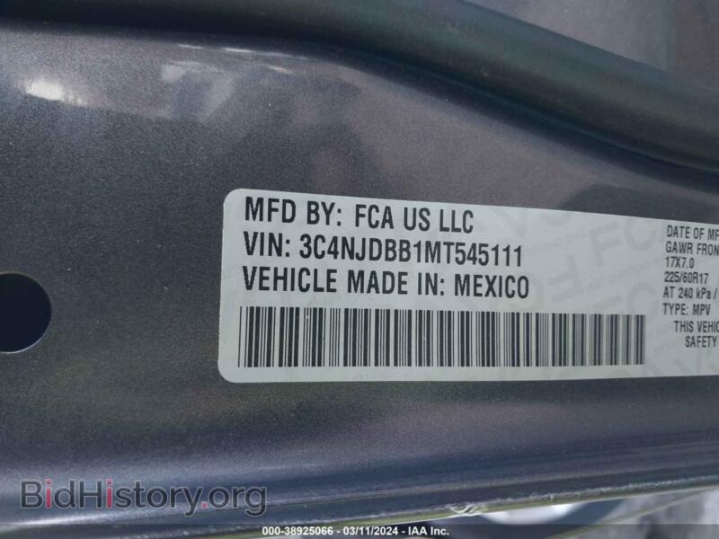 2021 Jeep COMPASS (VIN 3C4NJDBB1MT545111) — photo 9 of 15