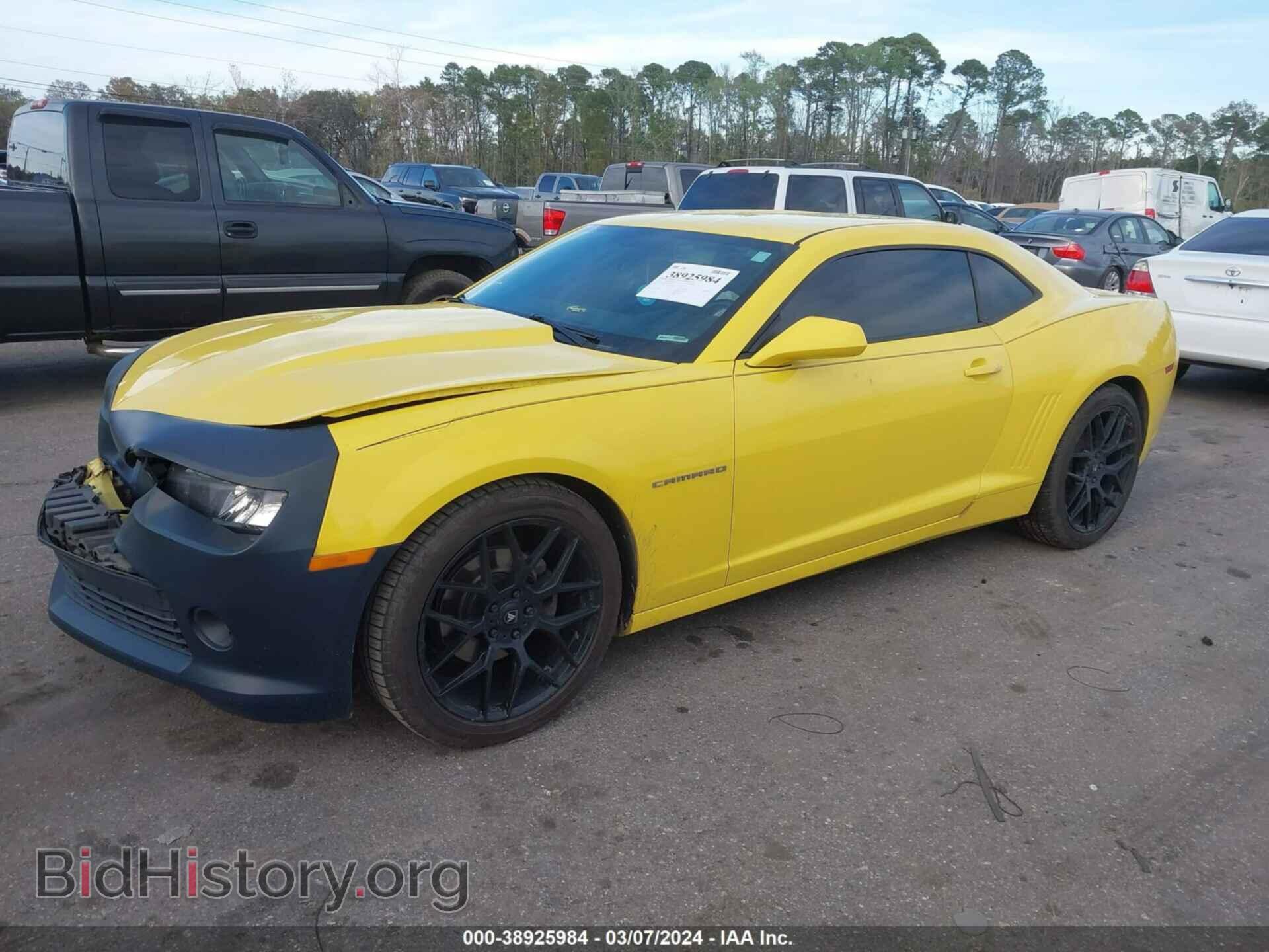 2015 CHEVROLET CAMARO - VIN: 2G1FD1E38F9268521 - Фото 2