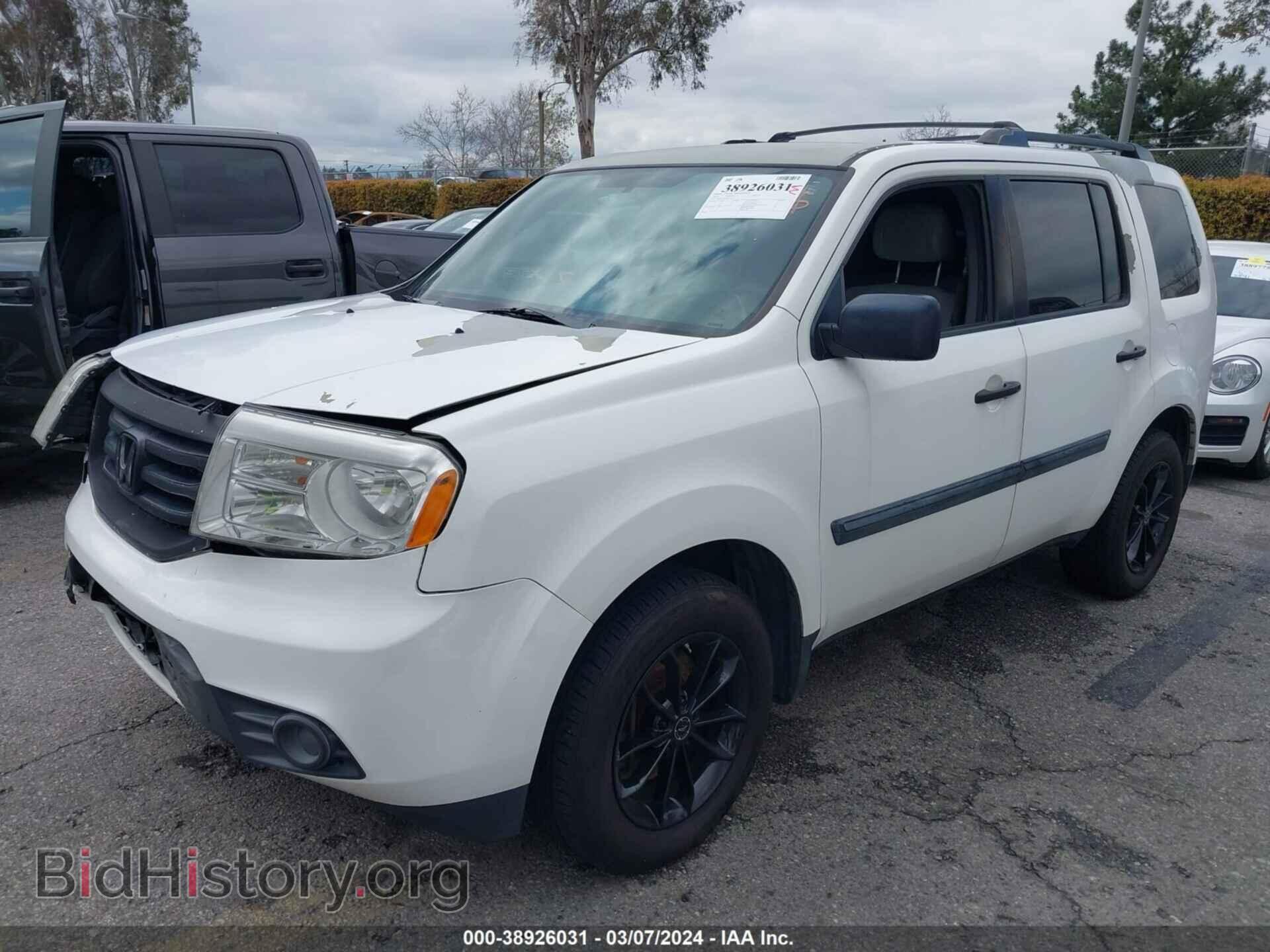 2014 HONDA PILOT - VIN: 5FNYF3H26EB019556 - Фото 2