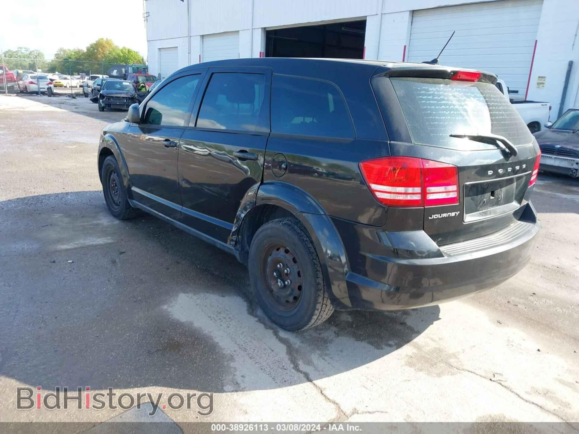 2012 DODGE JOURNEY - VIN: 3C4PDCAB6CT256185 - Фото 3